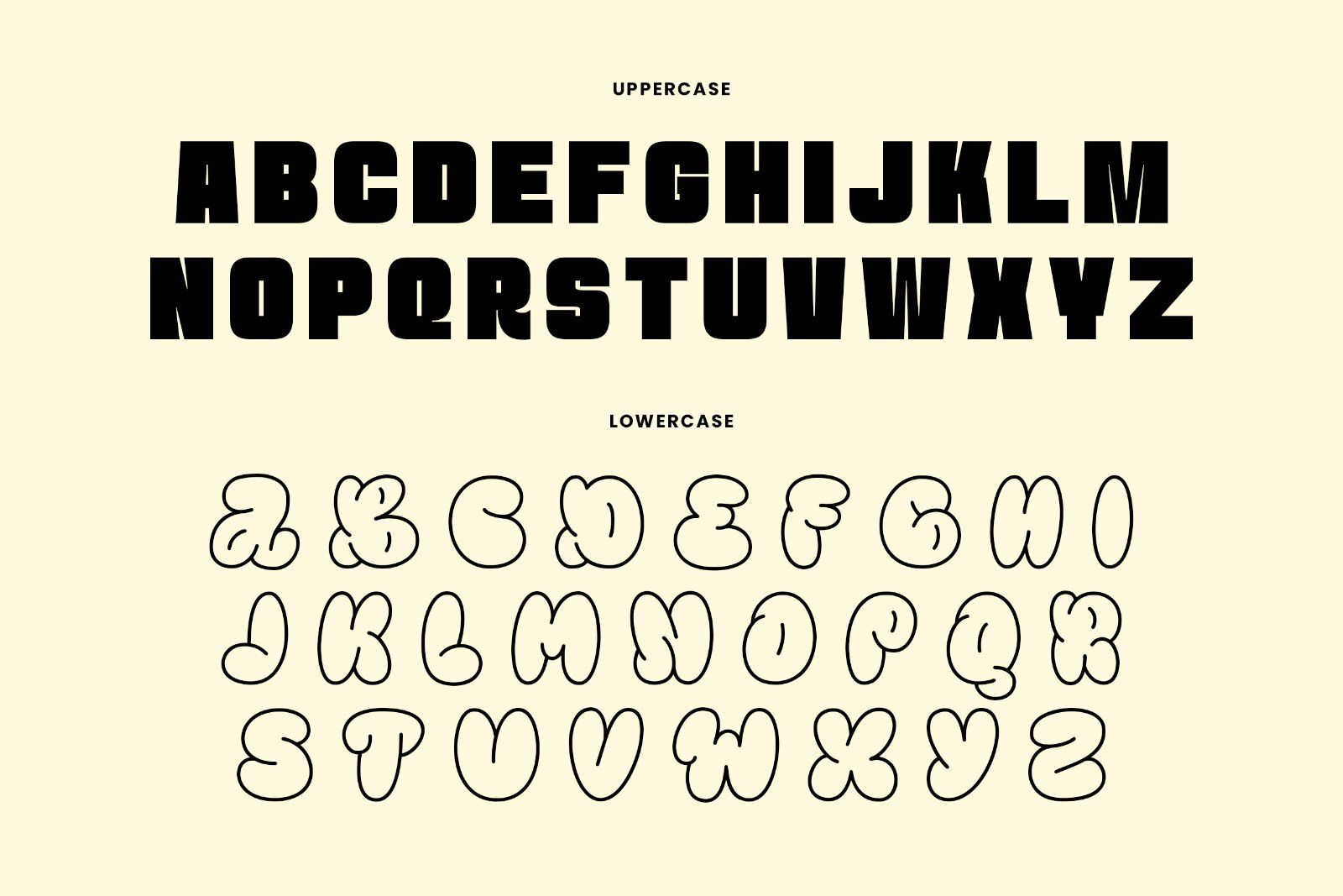 Moreno | Combination Display Font