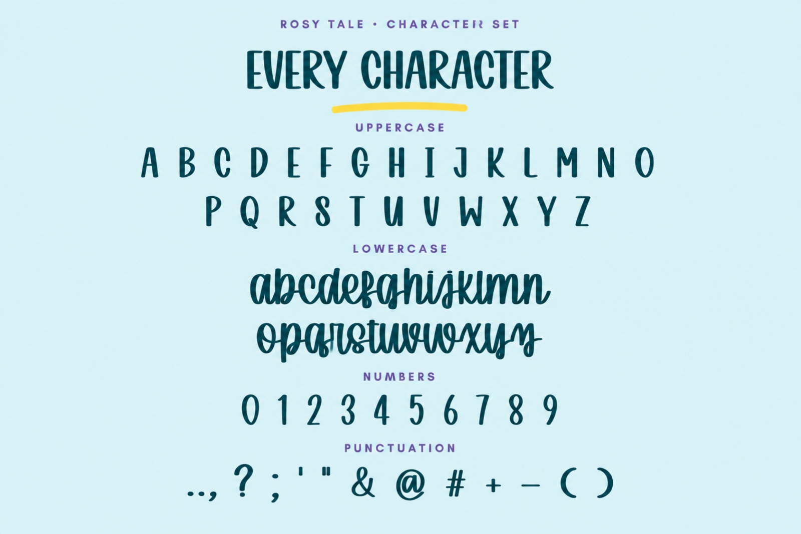 Rosy Tale — Playful Handwritten Script Font — image 7