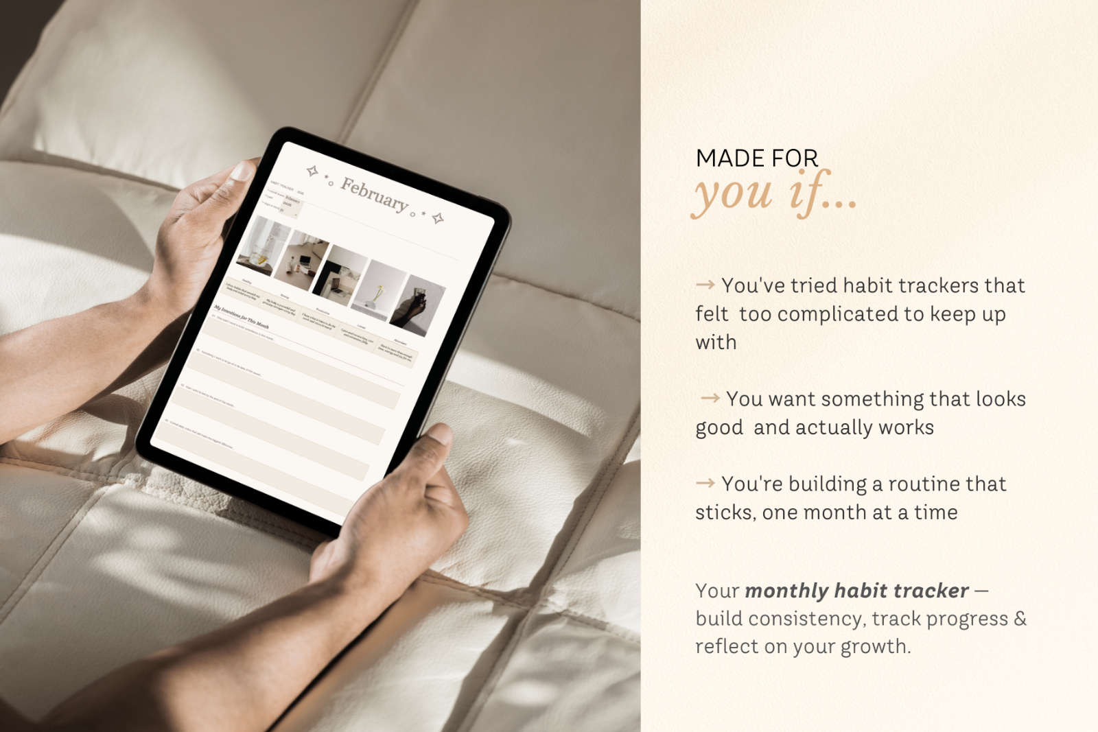 Simple Habit Tracker | Google Sheets