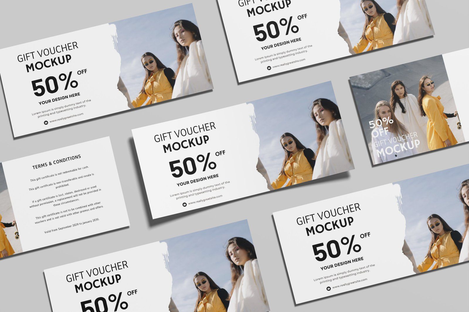 Gift Voucher Mockup
