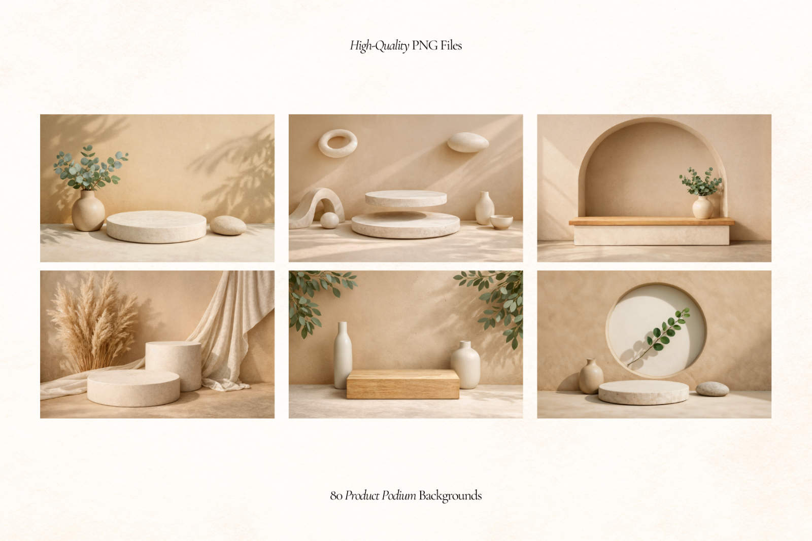 80 Podium Product Backgrounds