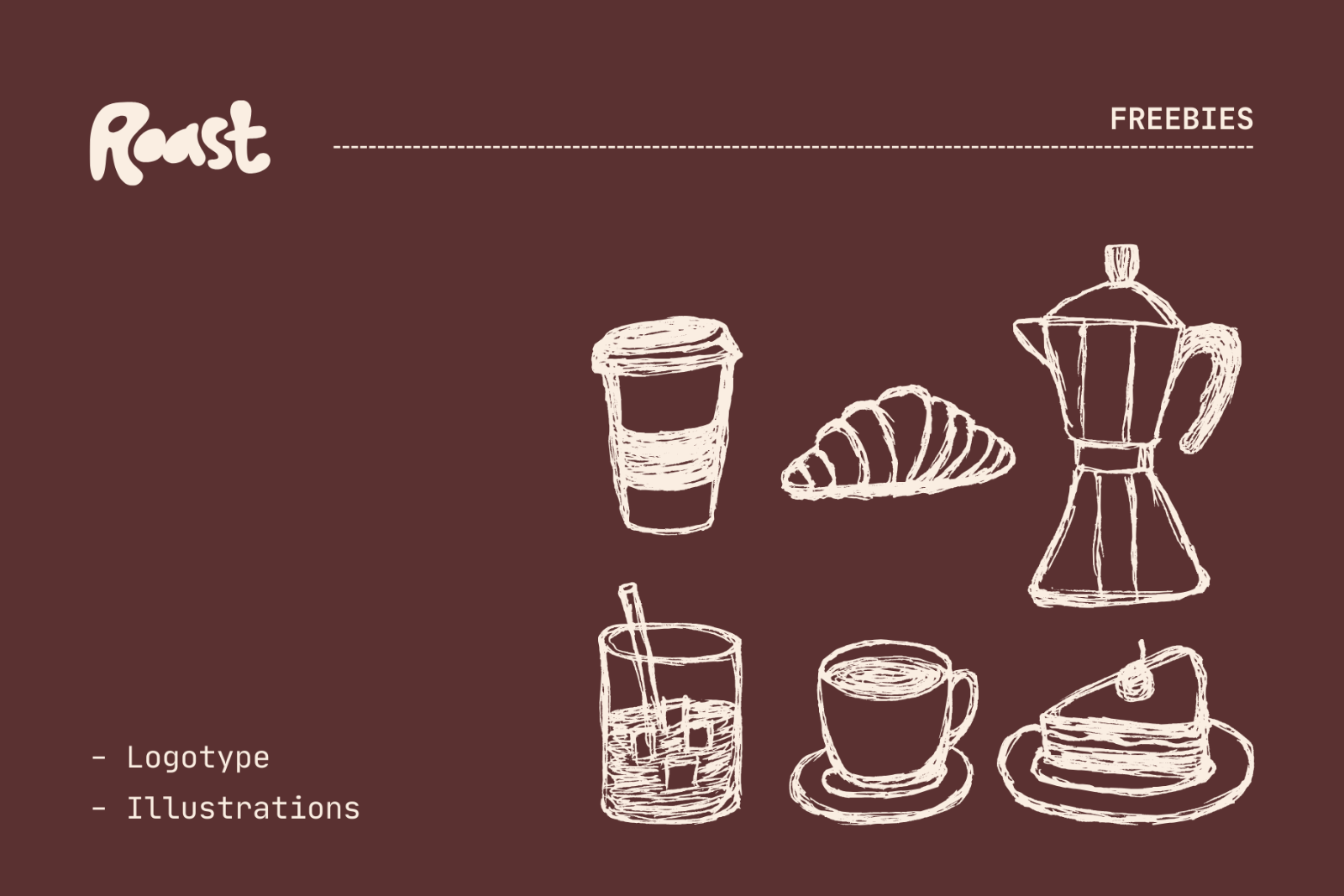Hand-Drawn Café Social Media Kit — image 7