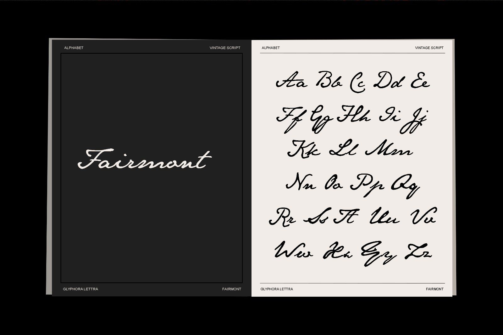 Fairmont - Hadwritten Vintage Font
