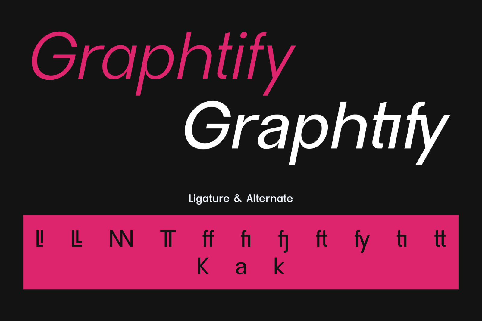 Graphtify - Modern Geometric Sans Serif Font — image 7