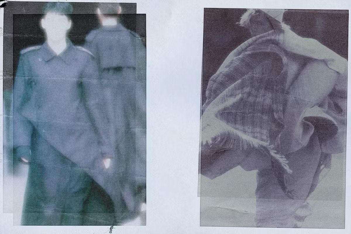 Crumpled archive paper textures