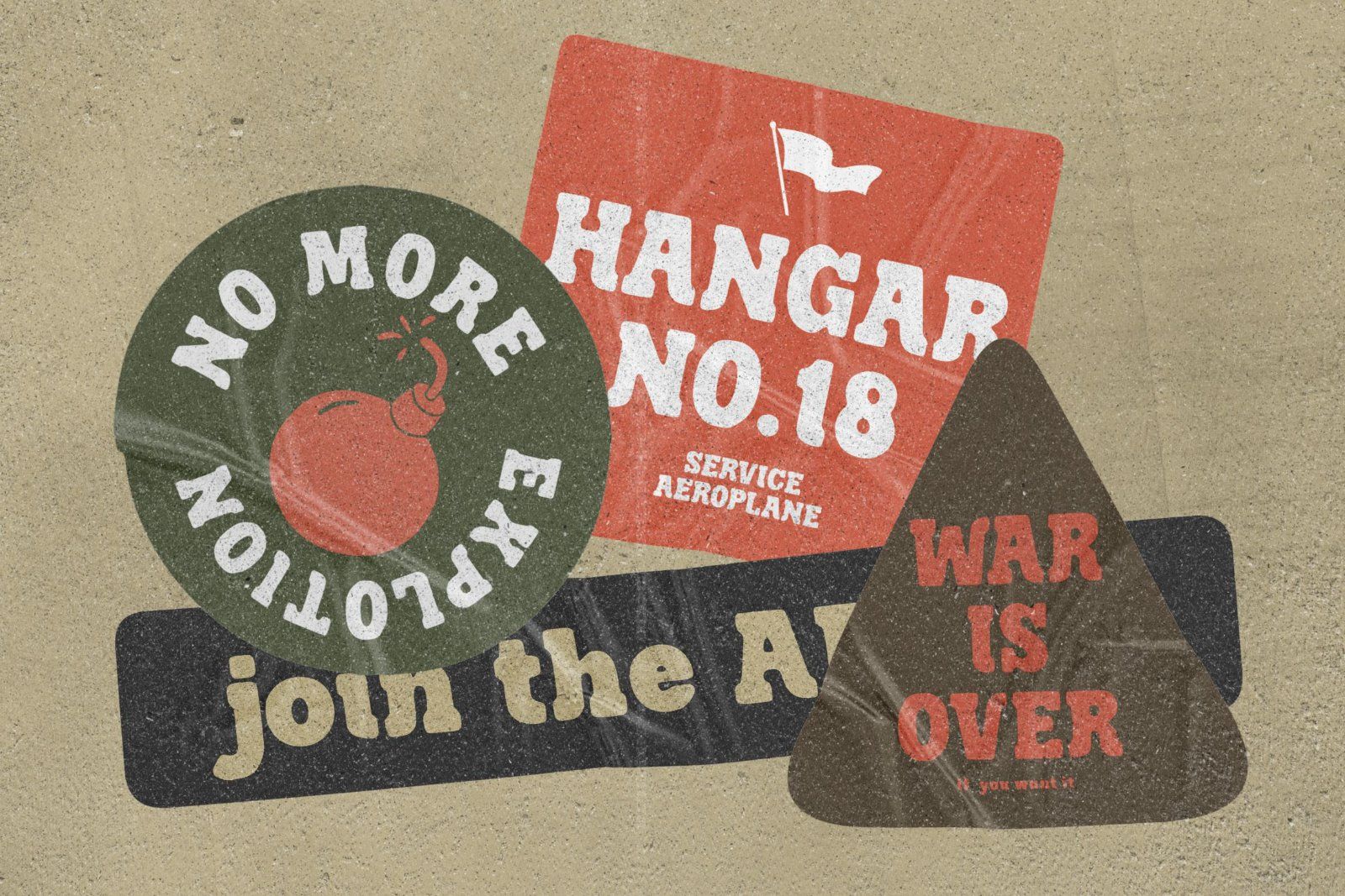 Troops Retro Typeface
