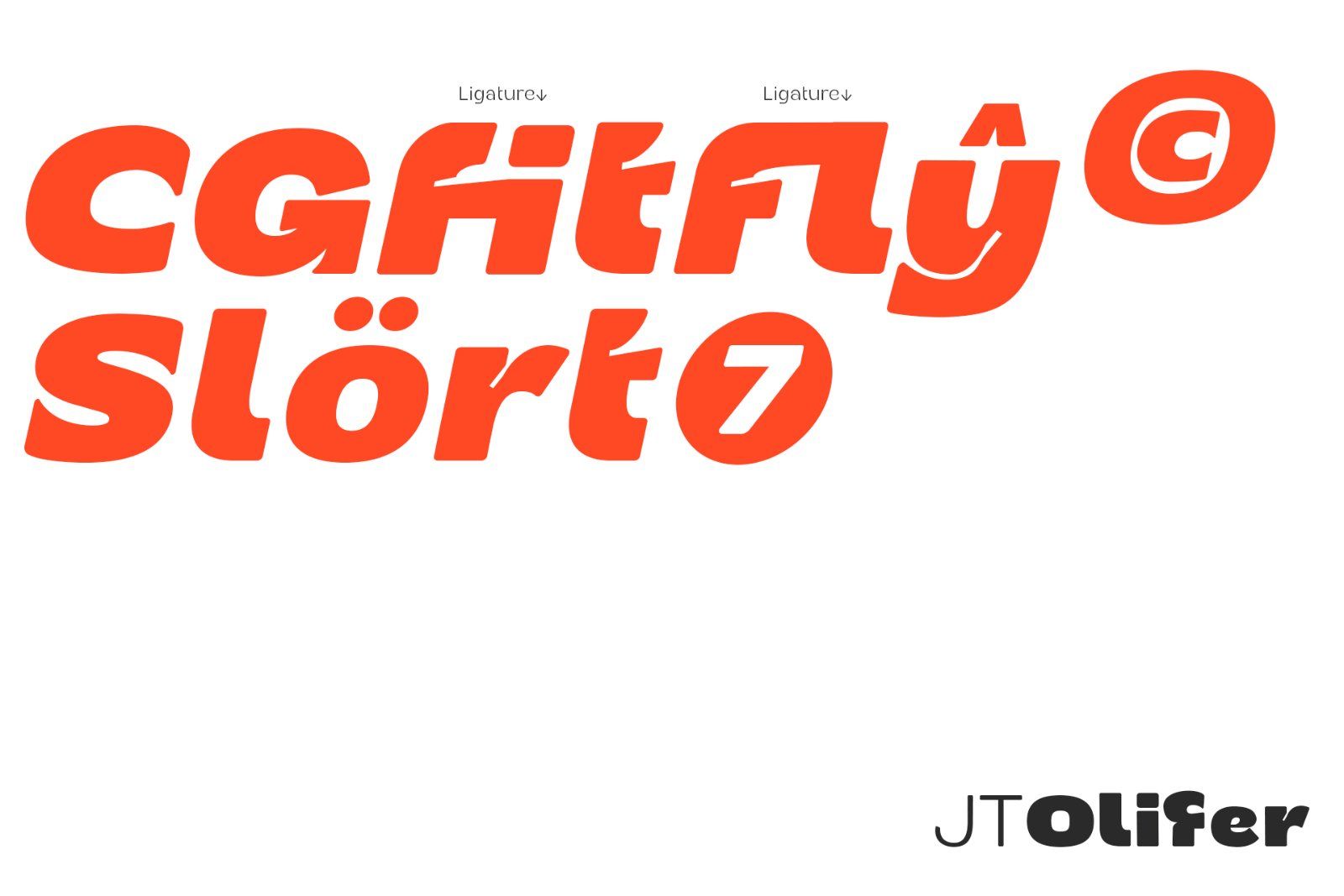 JT Olifer | 40 Font Family