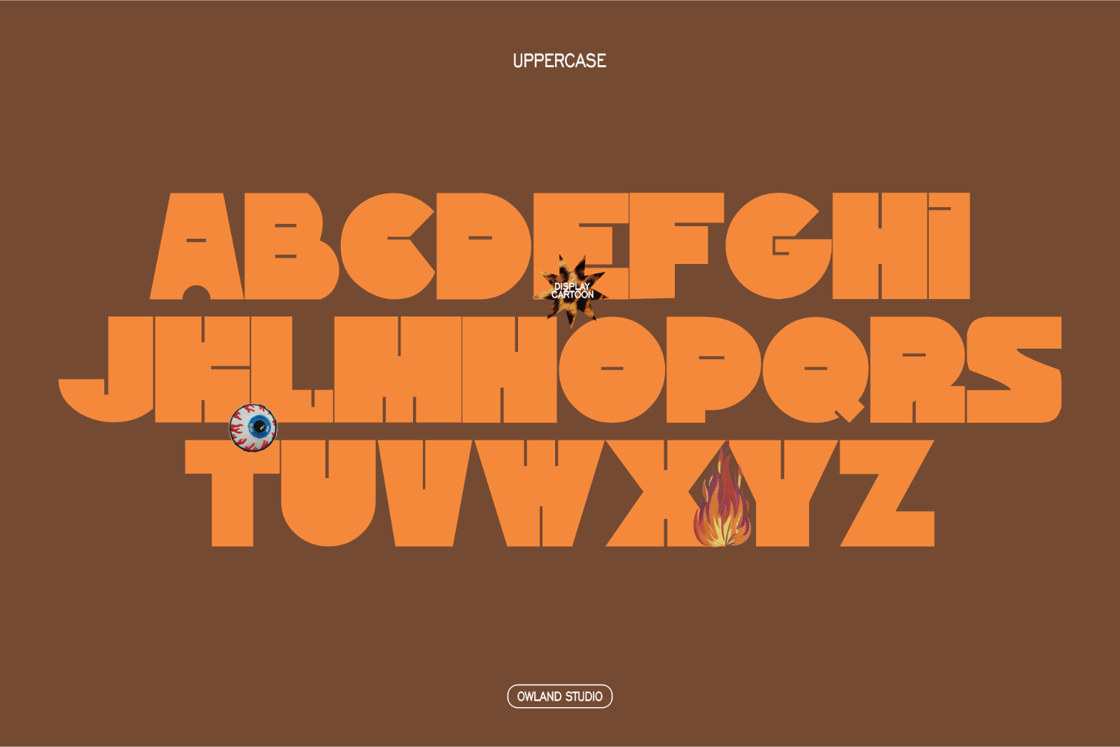 BROWN SUMMER - CARTOON FONT