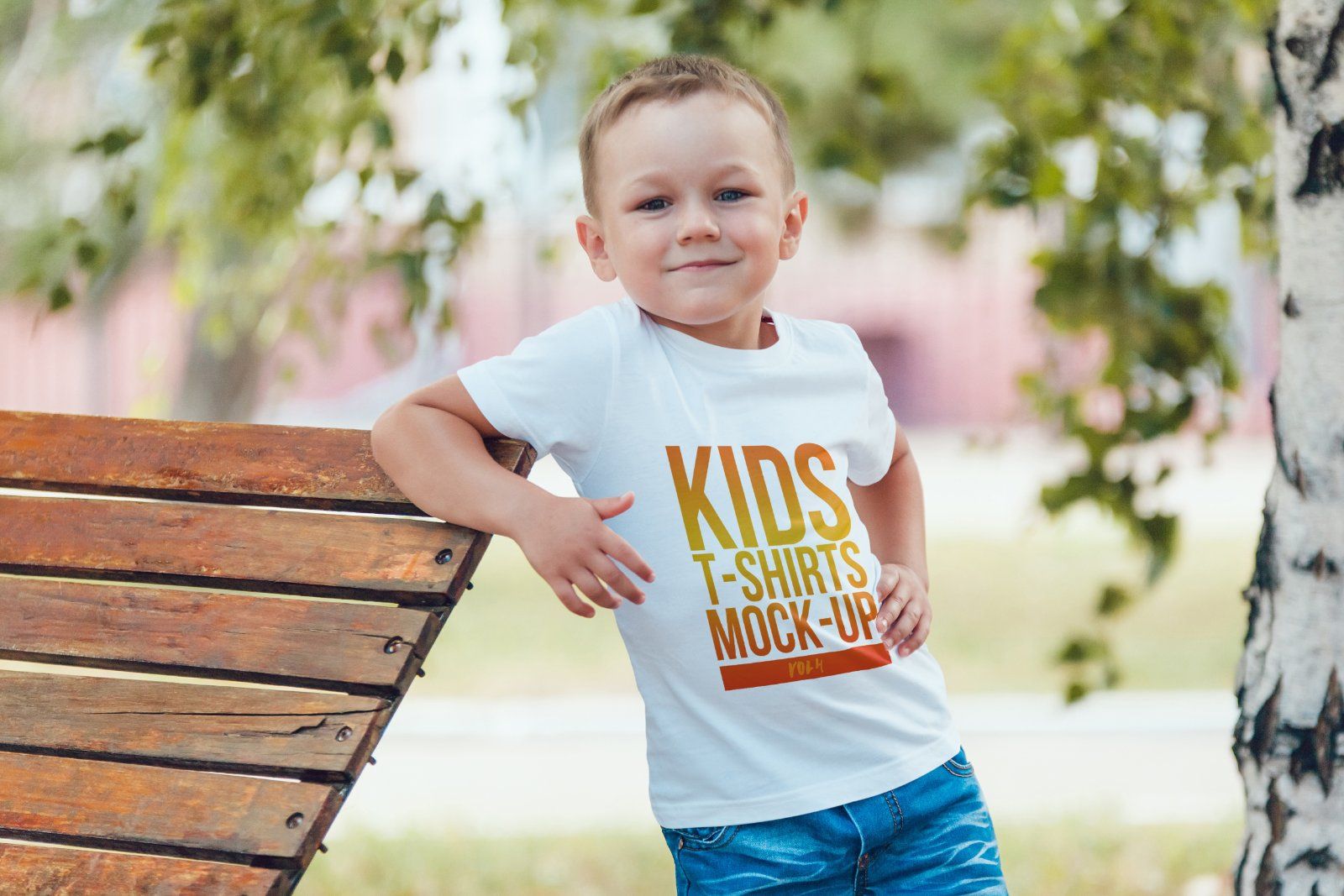 Kids T-Shirt Mock-Up Vol 4
