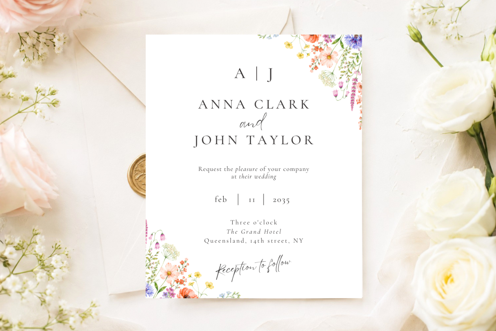 Floral Wedding Bundle for Canva — image 7