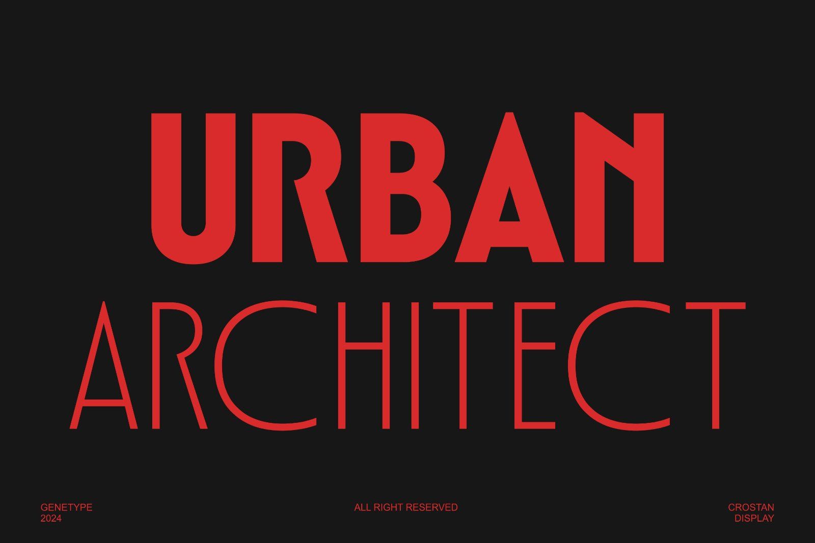 Crostan Modern Display Font