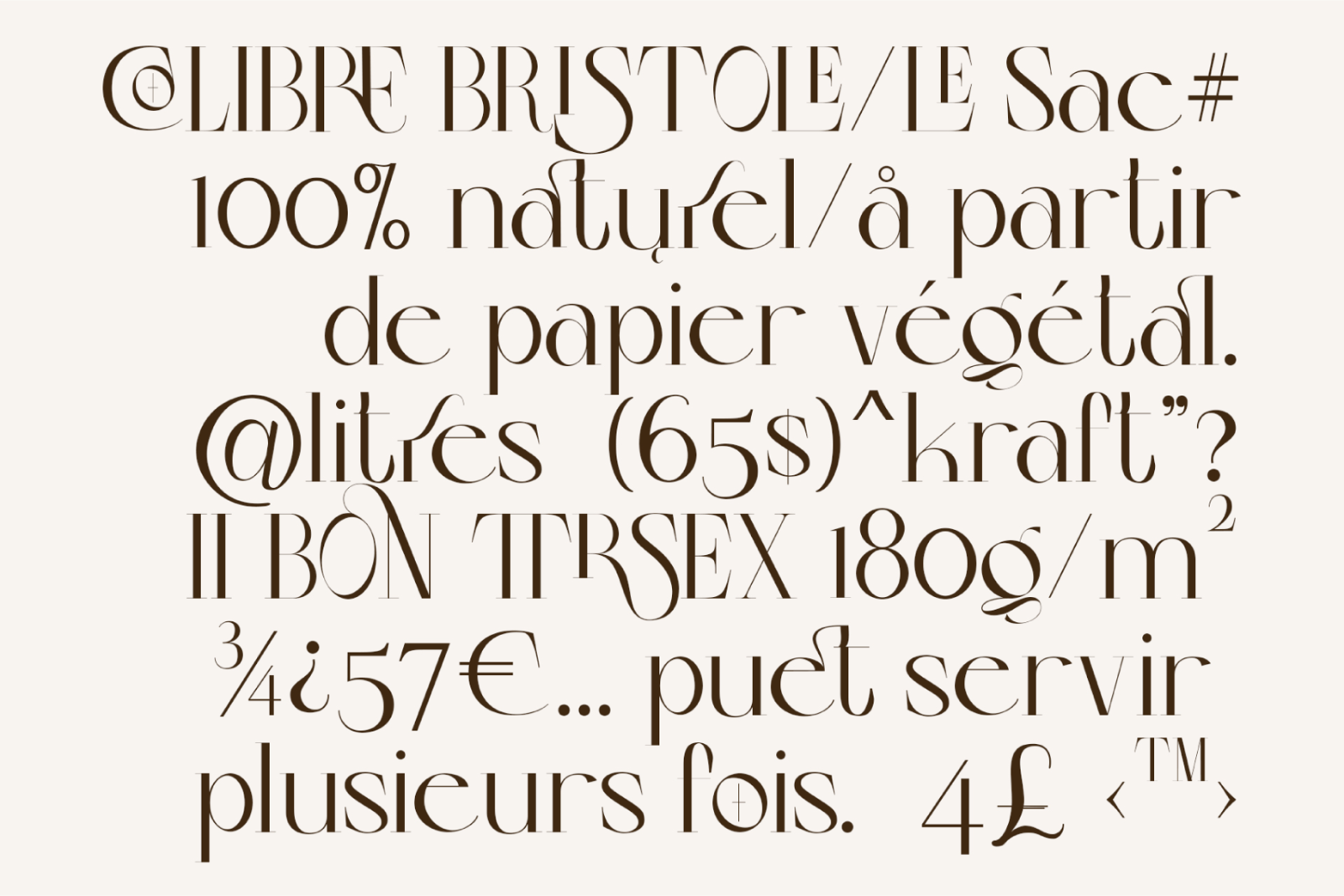 Colibre Bristole Pro | Serif Font