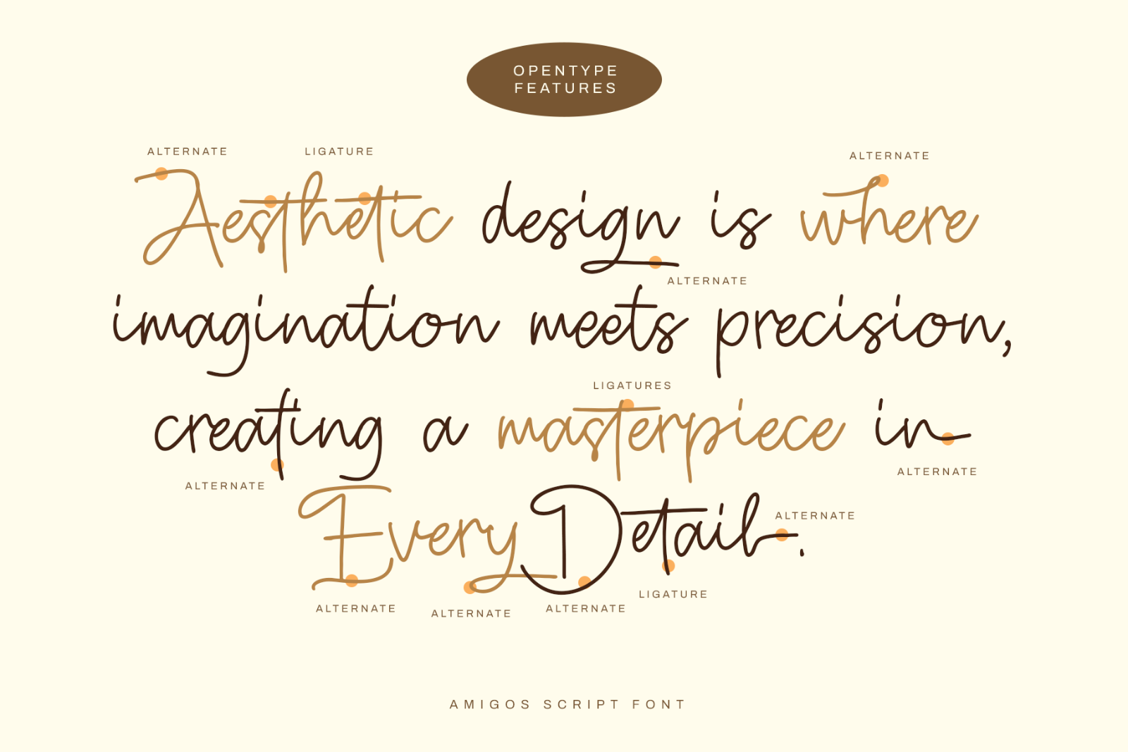 Amigos Line | Handwritten Font — image 7
