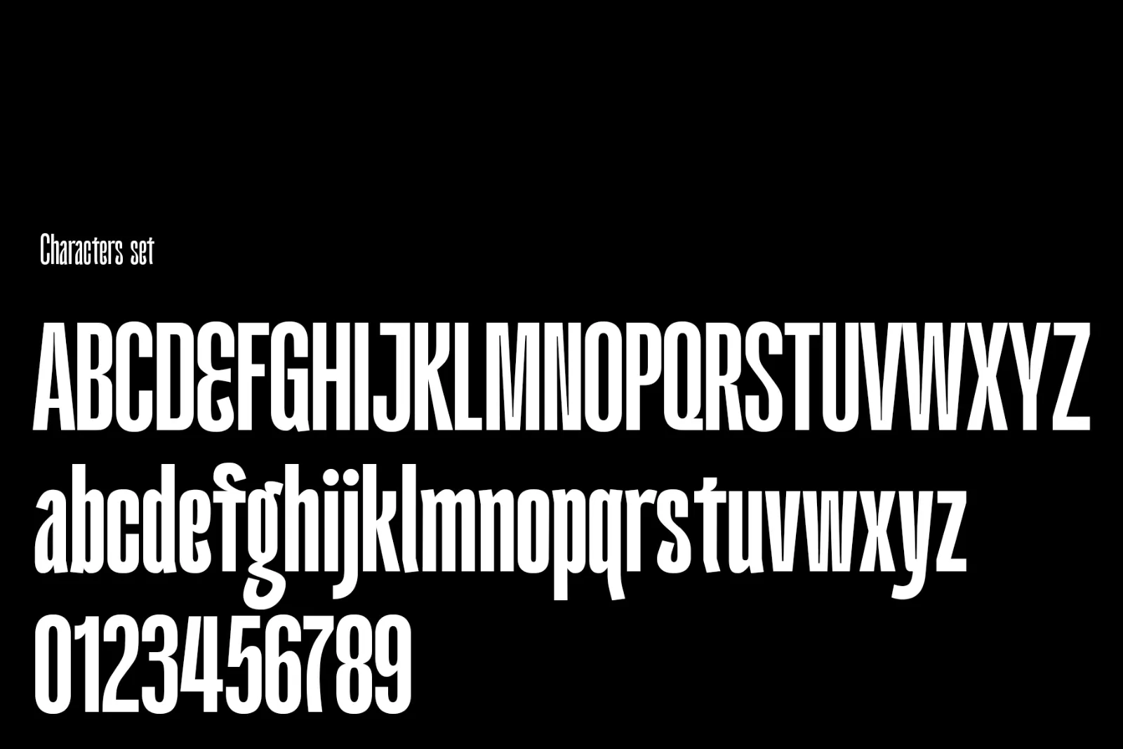 Kimotto Condensed | Condensed Sans Serif — image 7