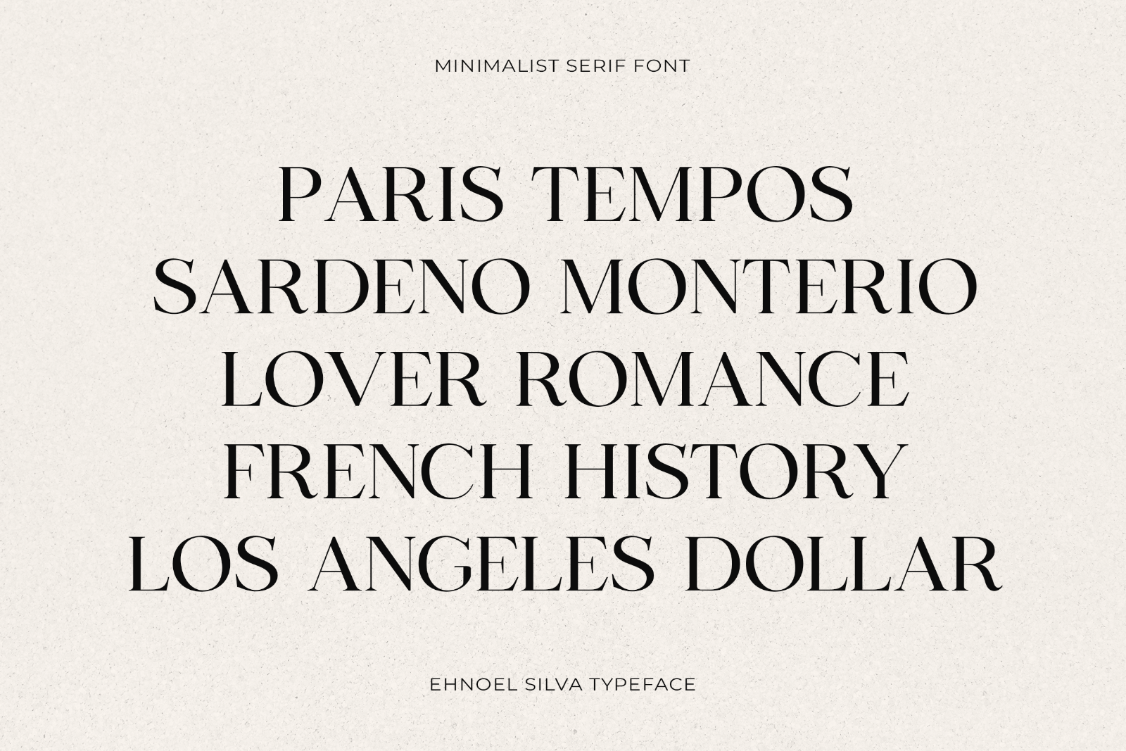 Ehnoel Silva - Minimal Luxury Serif Font — image 7