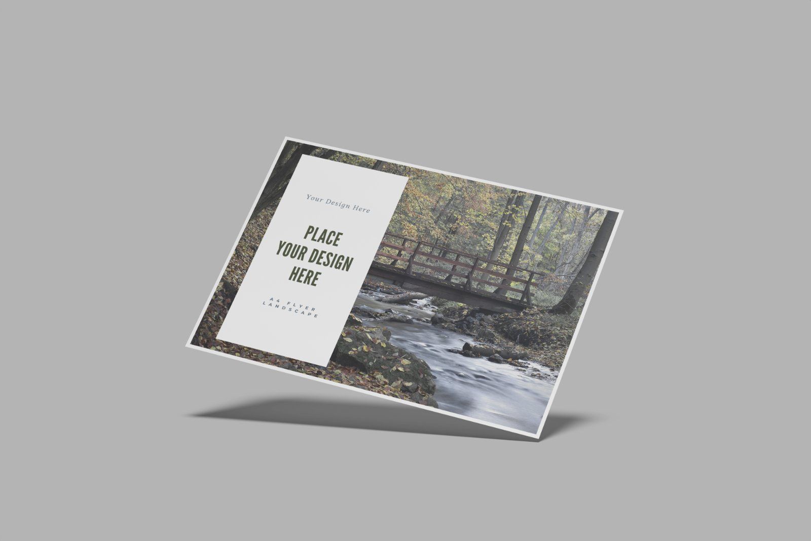 A4 Landscape Mockup