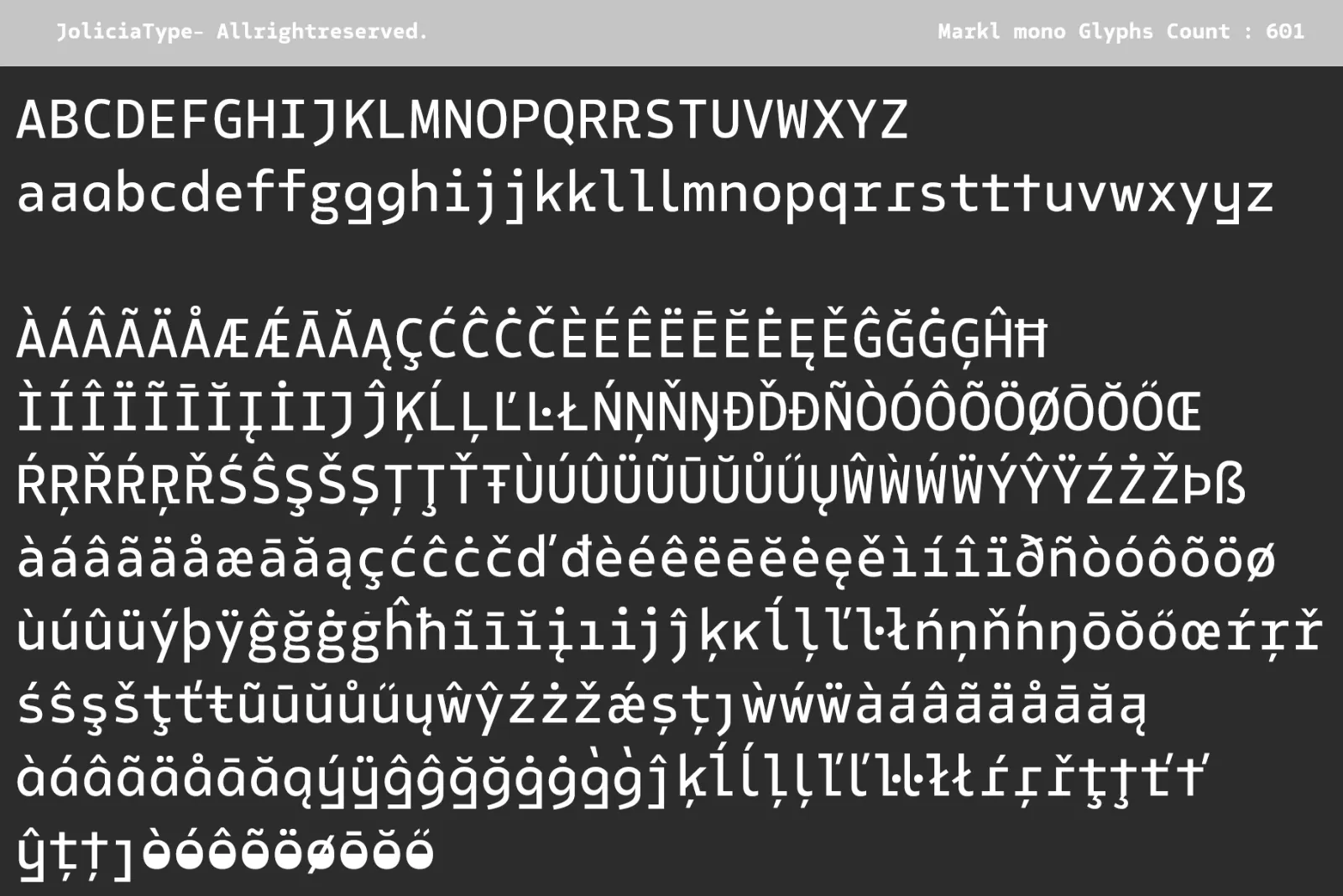 Markl Mono | Monospaced Font — image 7