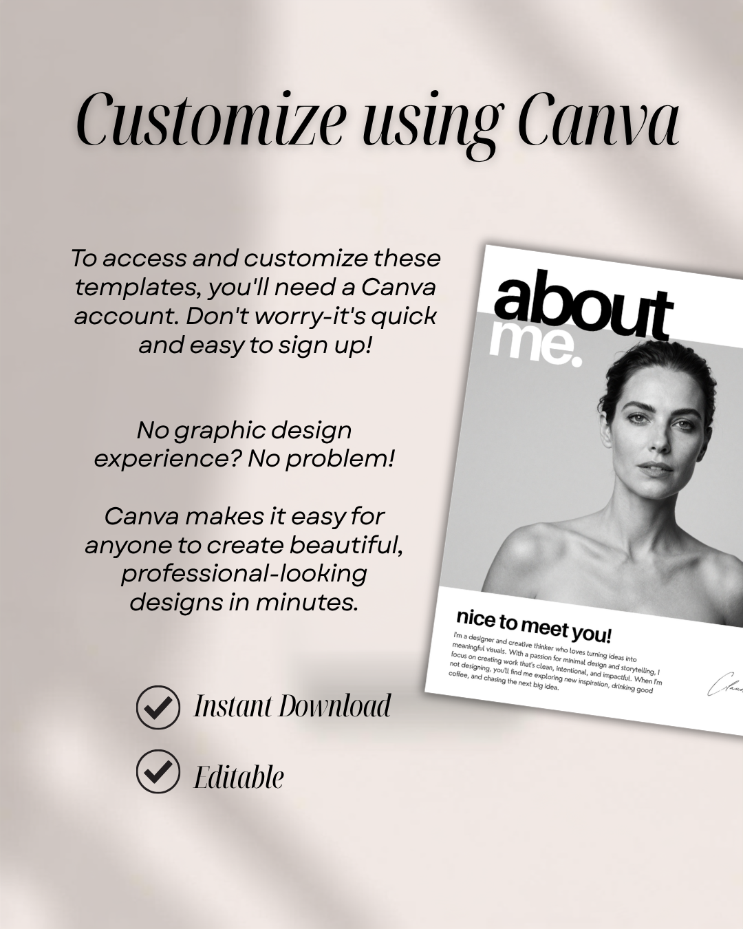 Women Entrepreneurs Instagram Post Templates | Minimalist Brand Strategy (Digital Download) — image 3