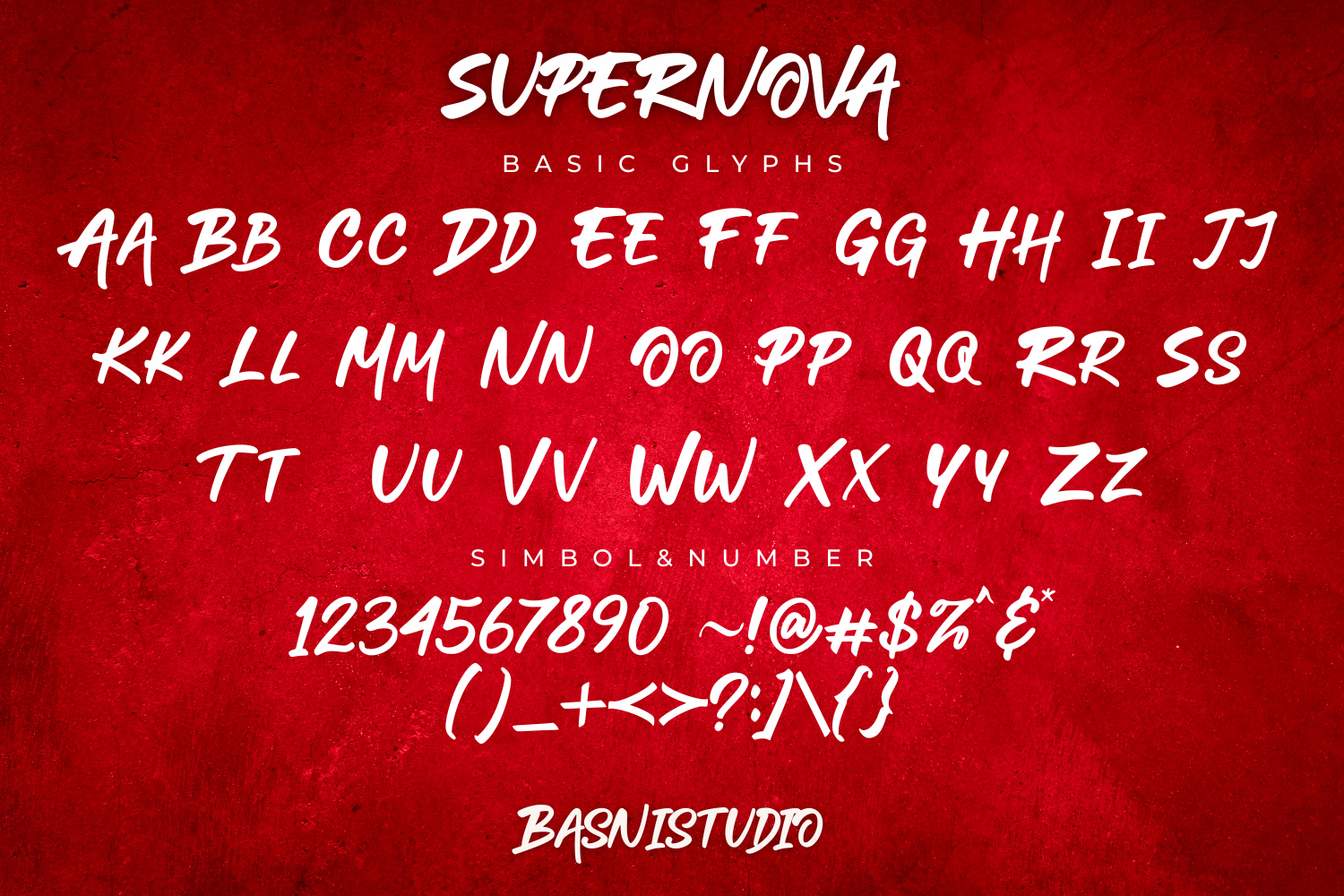 Supernova Display Font