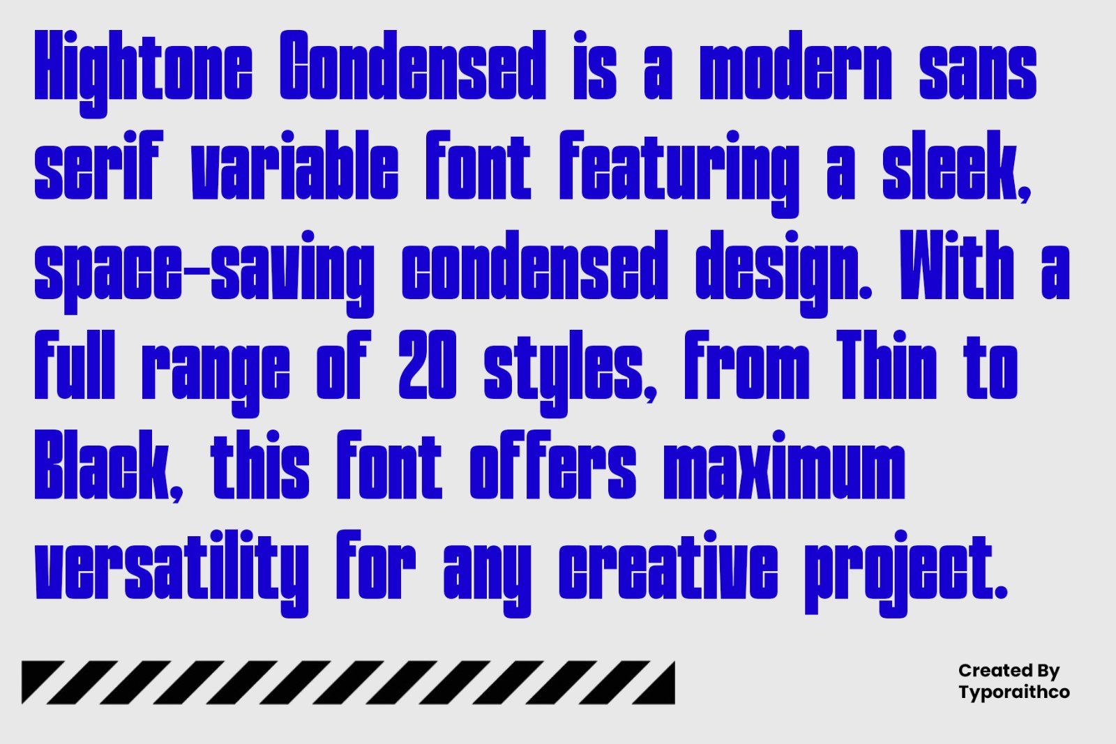 Hightone Font Family