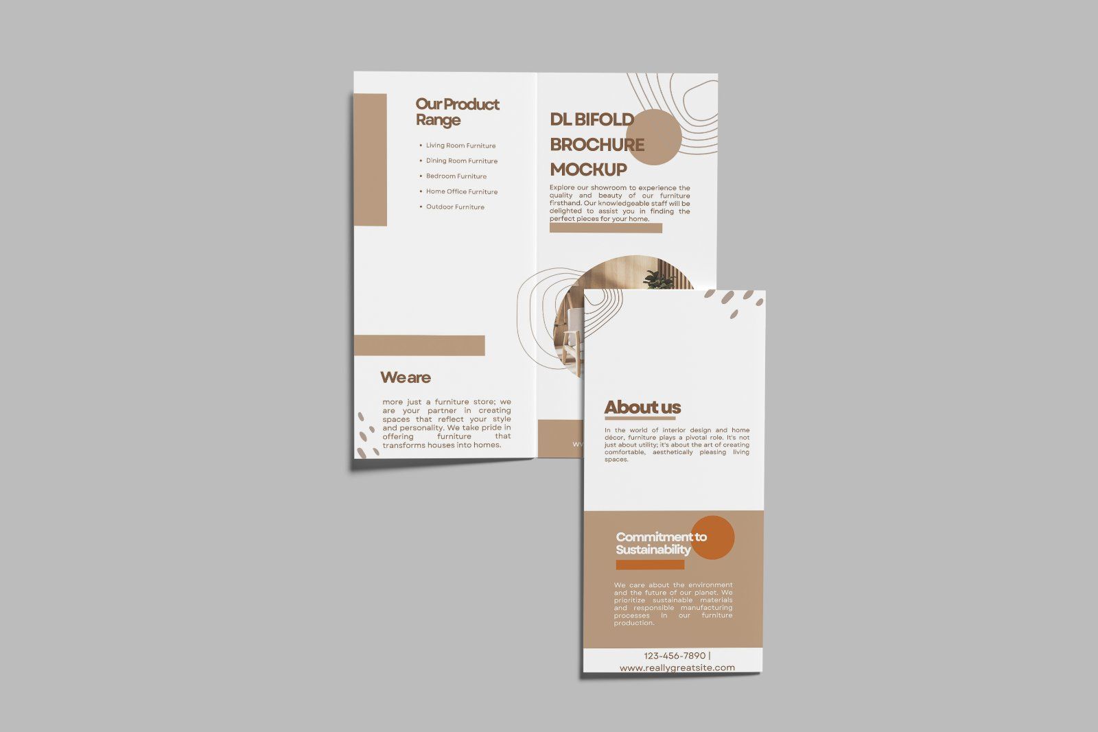 DL Bifold Brochure Mockup — image 8