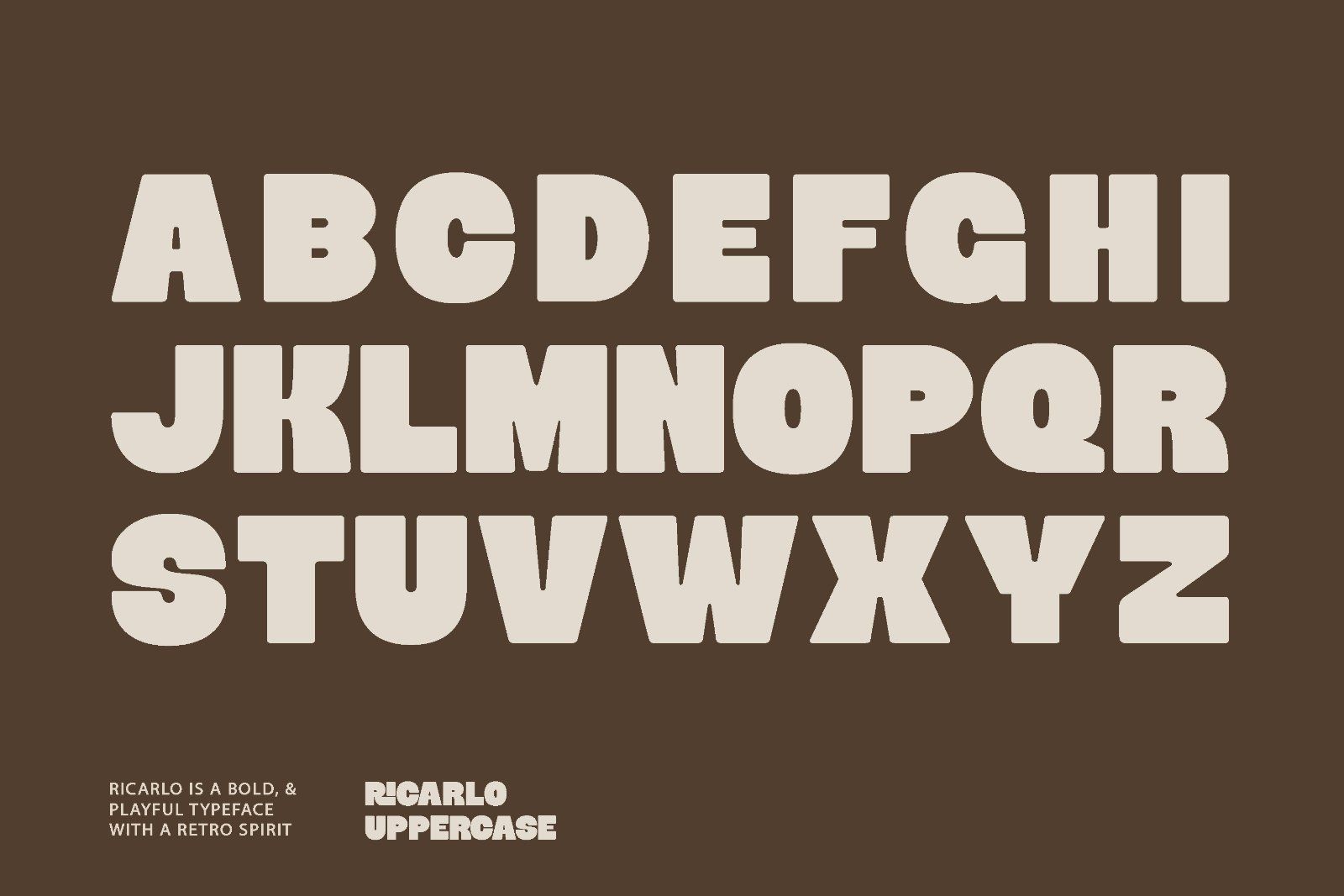Ricarlo - Retro Bold Font