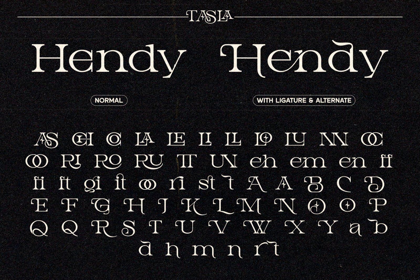 Tasla Font