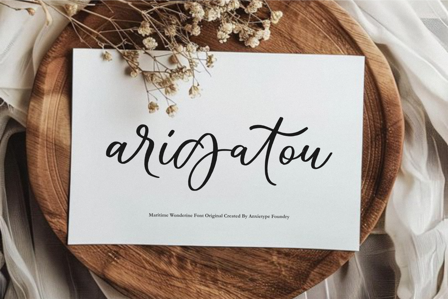 Maritime Wonderine - Modern Script Font