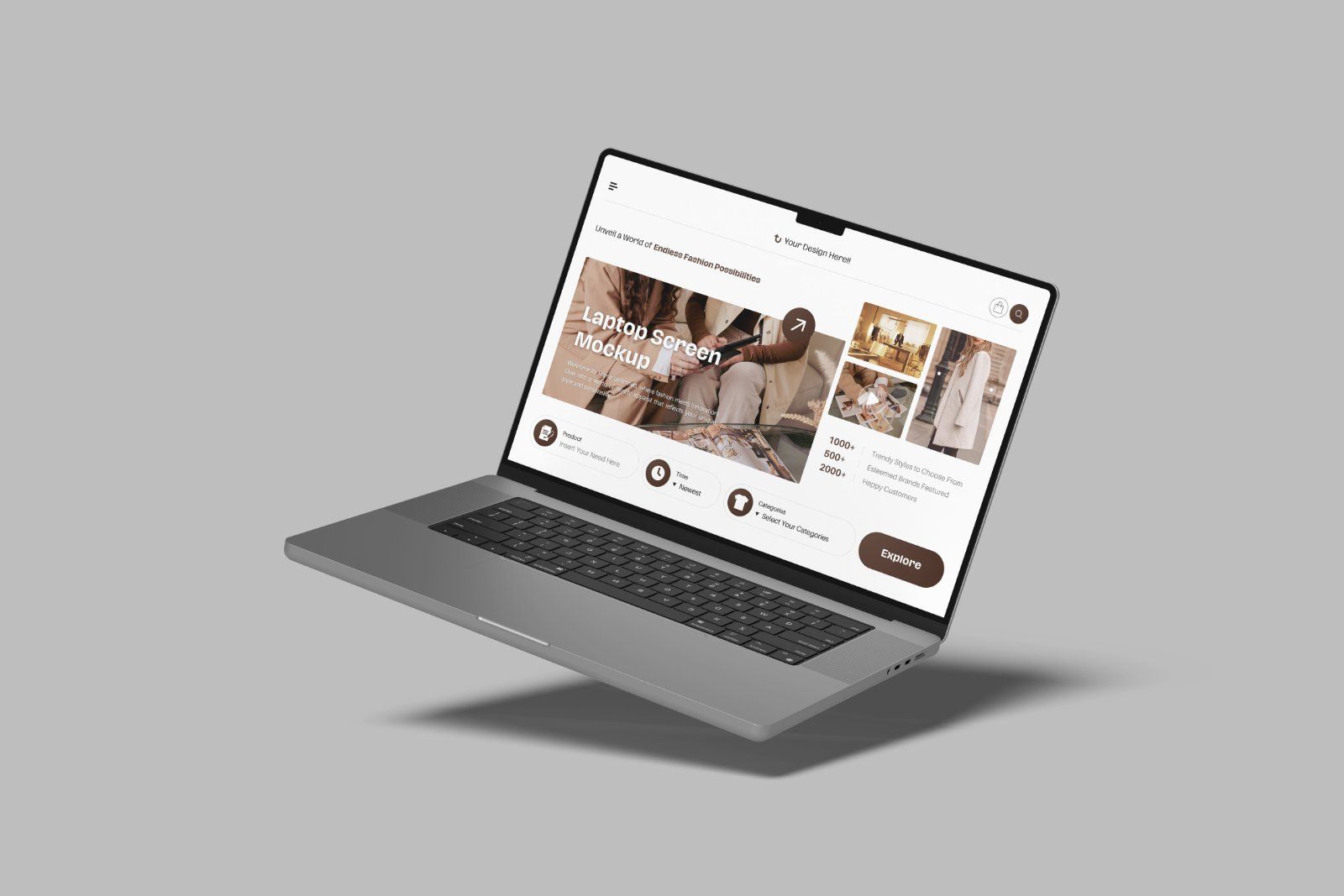 Laptop Mockup — image 9