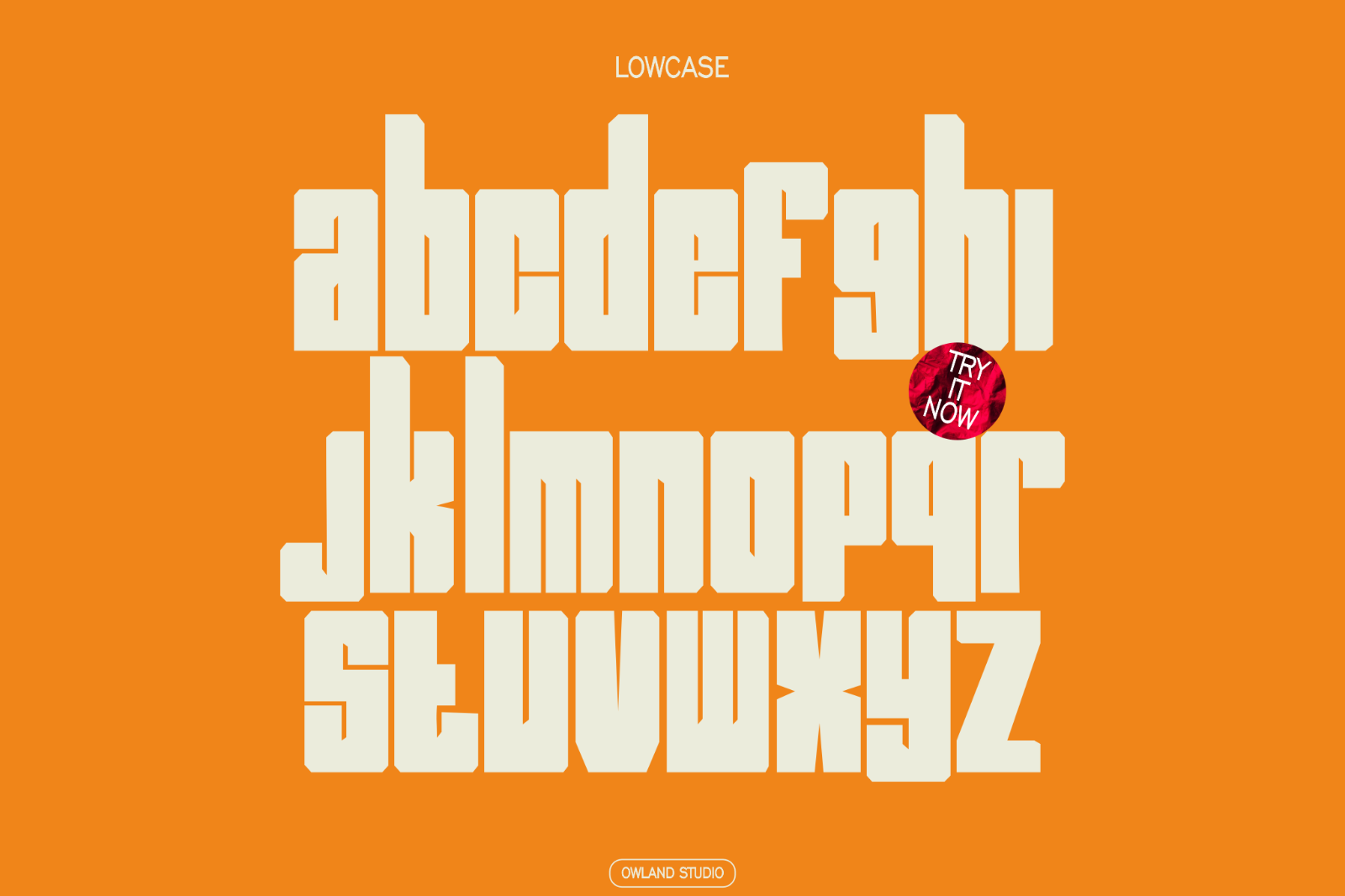 ROWDY BOLD - WESTERN FONT