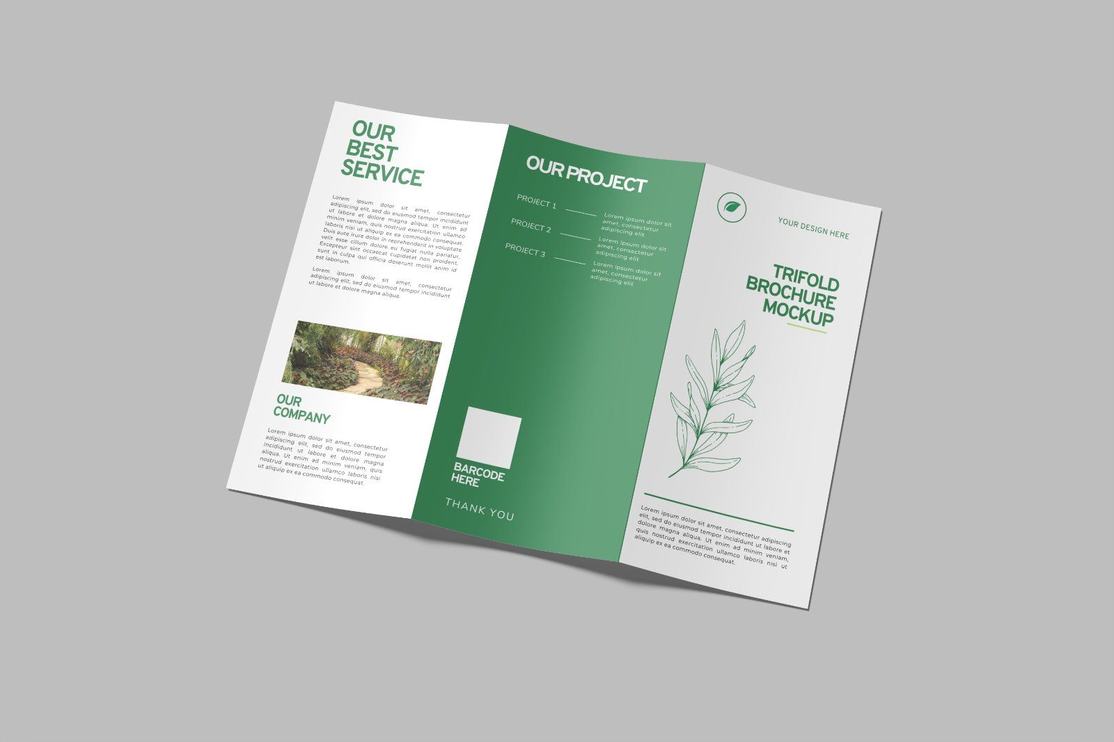 Trifold Brochure Mockup — image 8