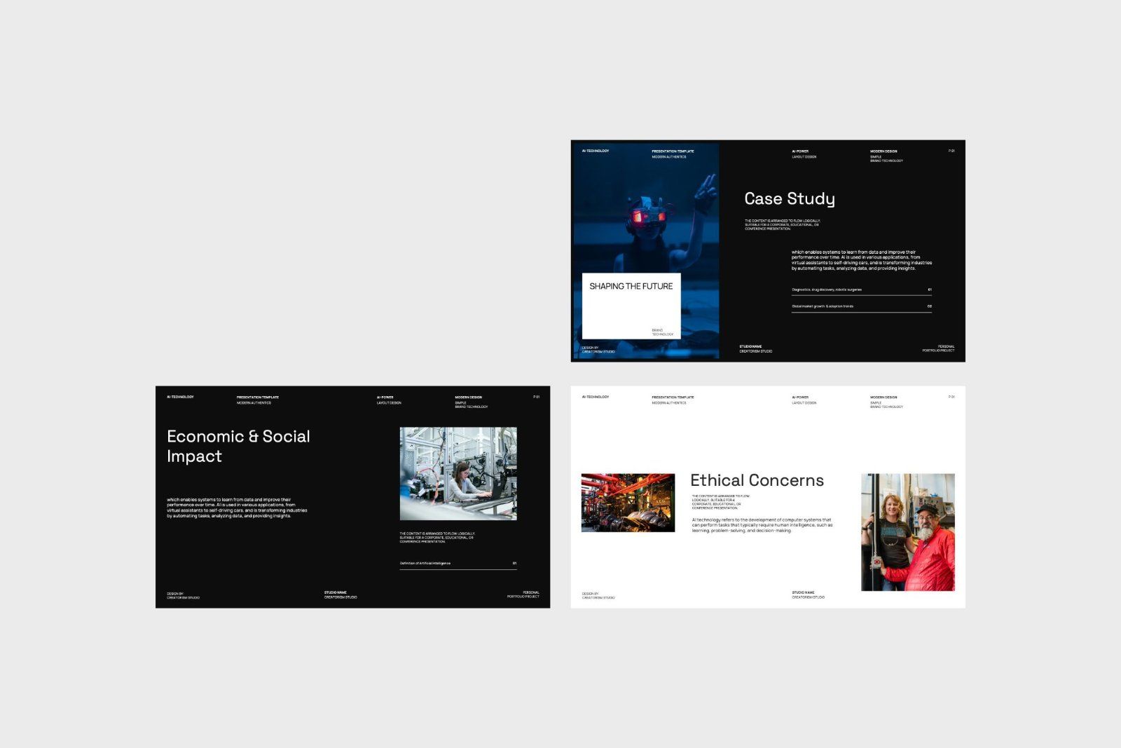 Montena - Brand AI Technology PowerPoint Template — image 6
