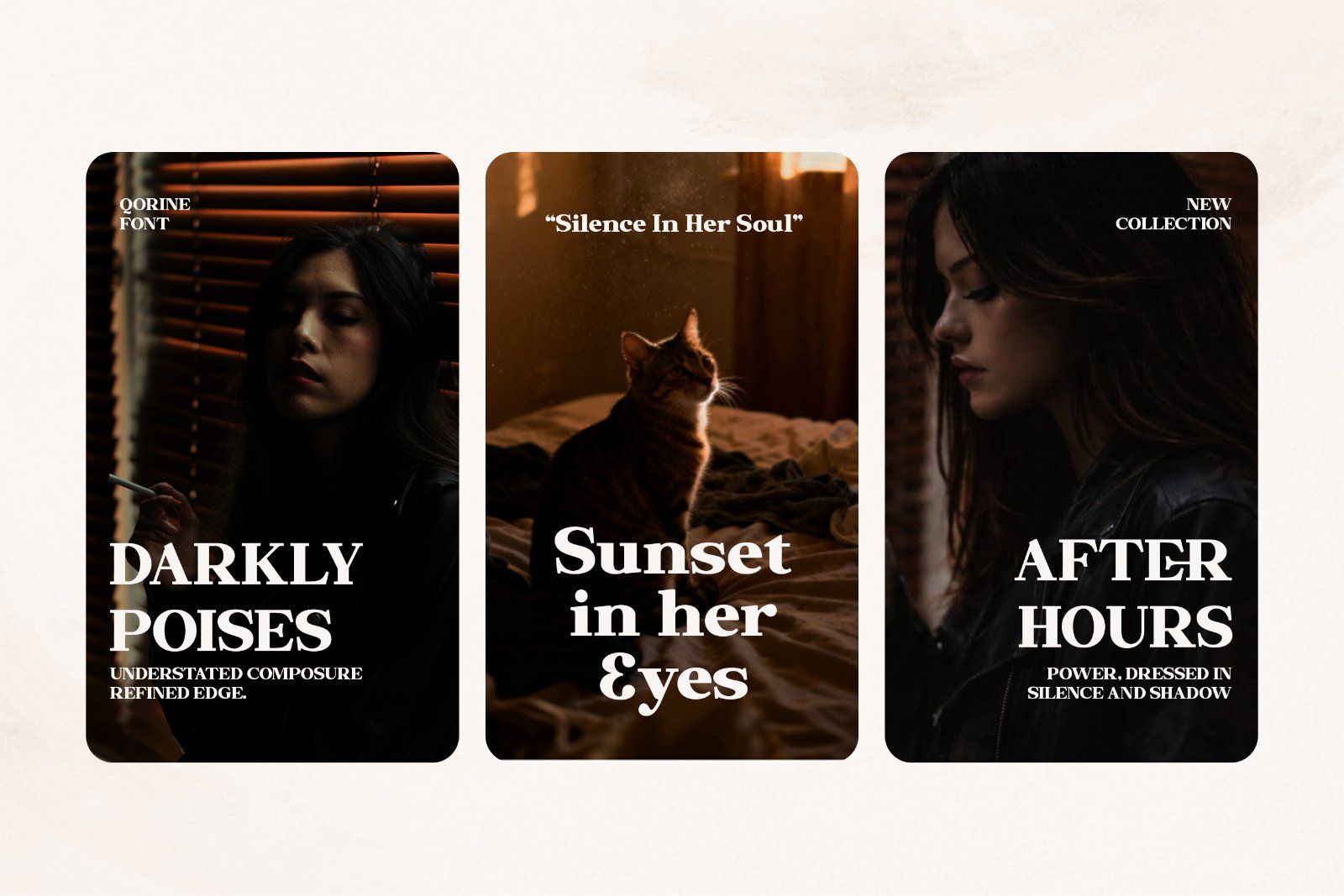 QORINE – Modern Transitional Serif