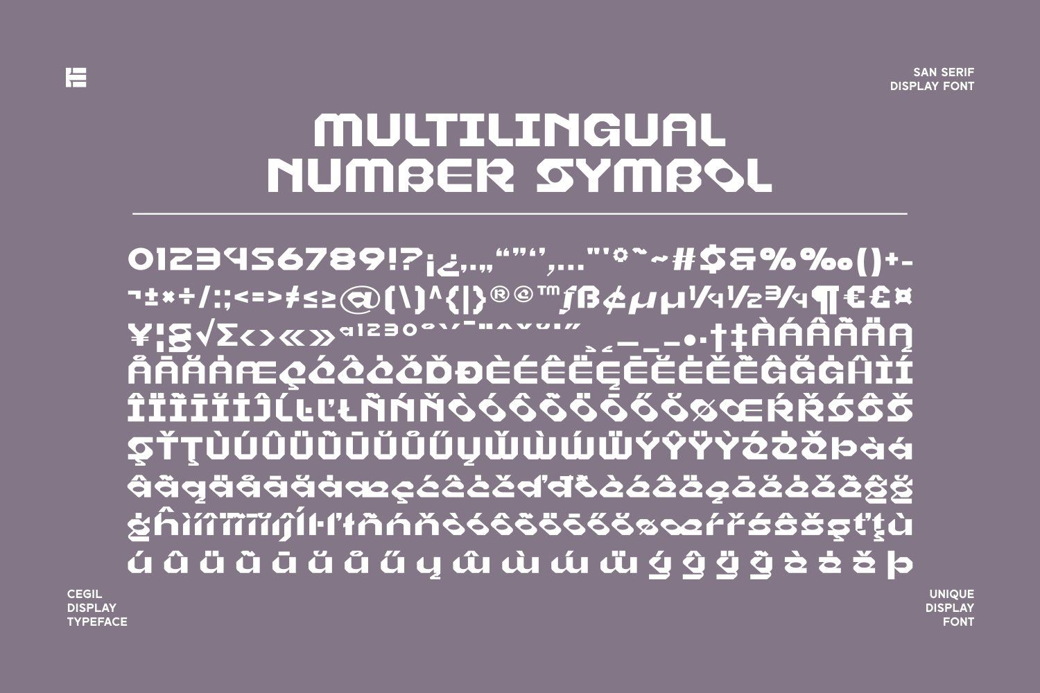 Cegil Display Font