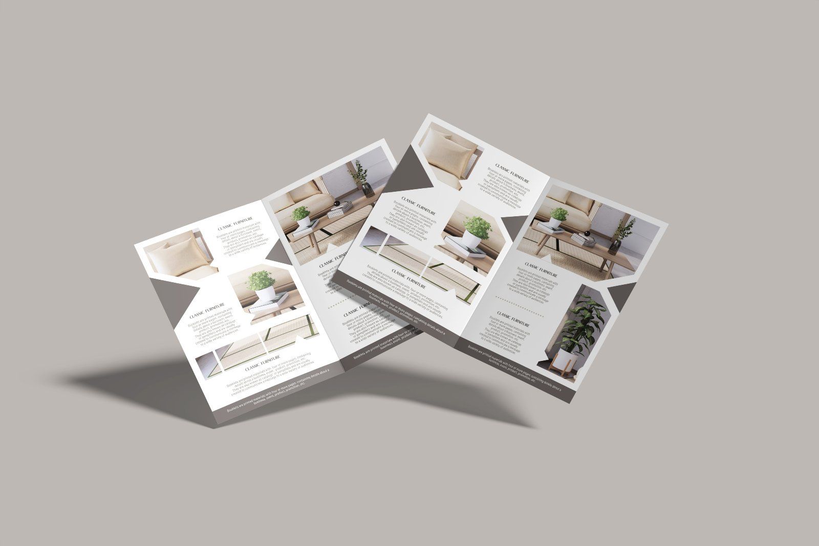 A5 Bifold Brochure Mockup