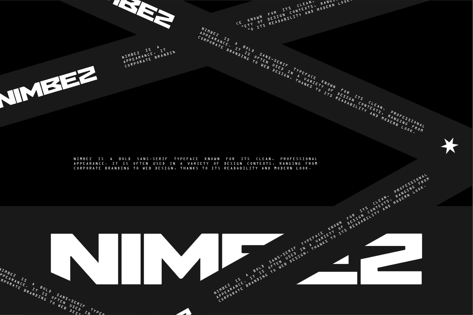 Nimbez - Futuristic Display Font — image 9