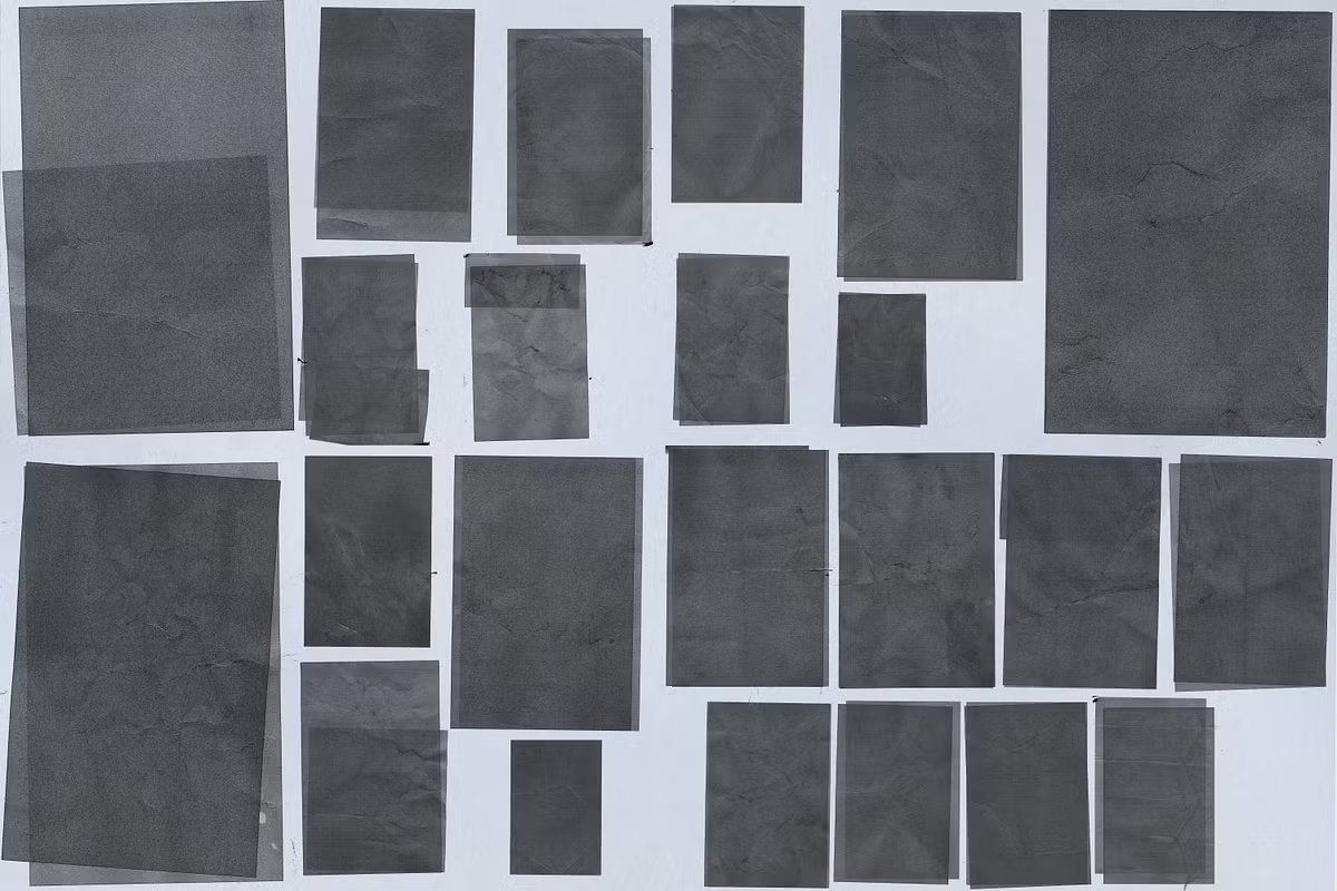 Crumpled archive paper textures
