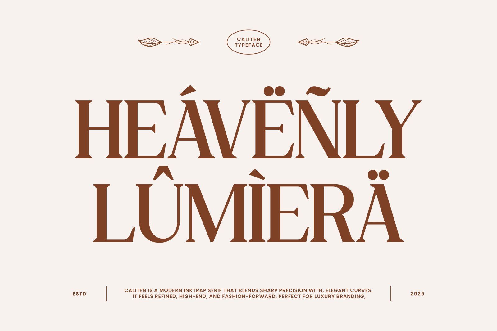 Caliten – Modern Inktrap Serif