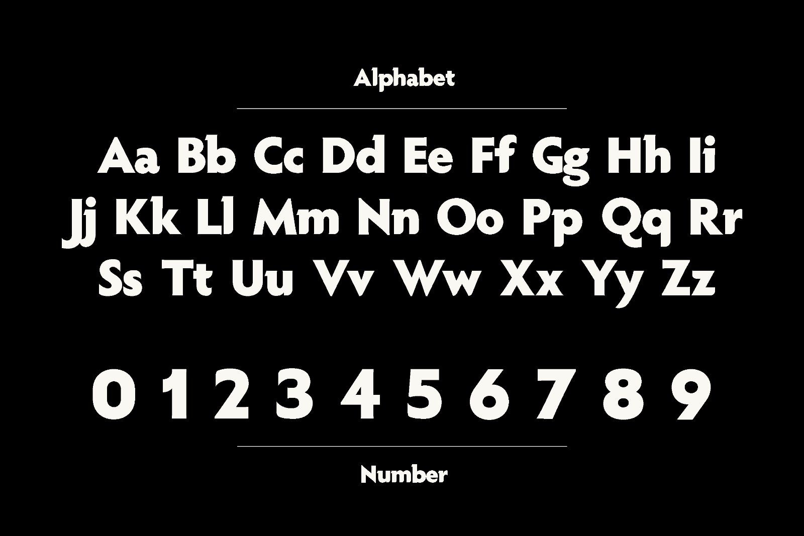 Garten - Sans serif Font