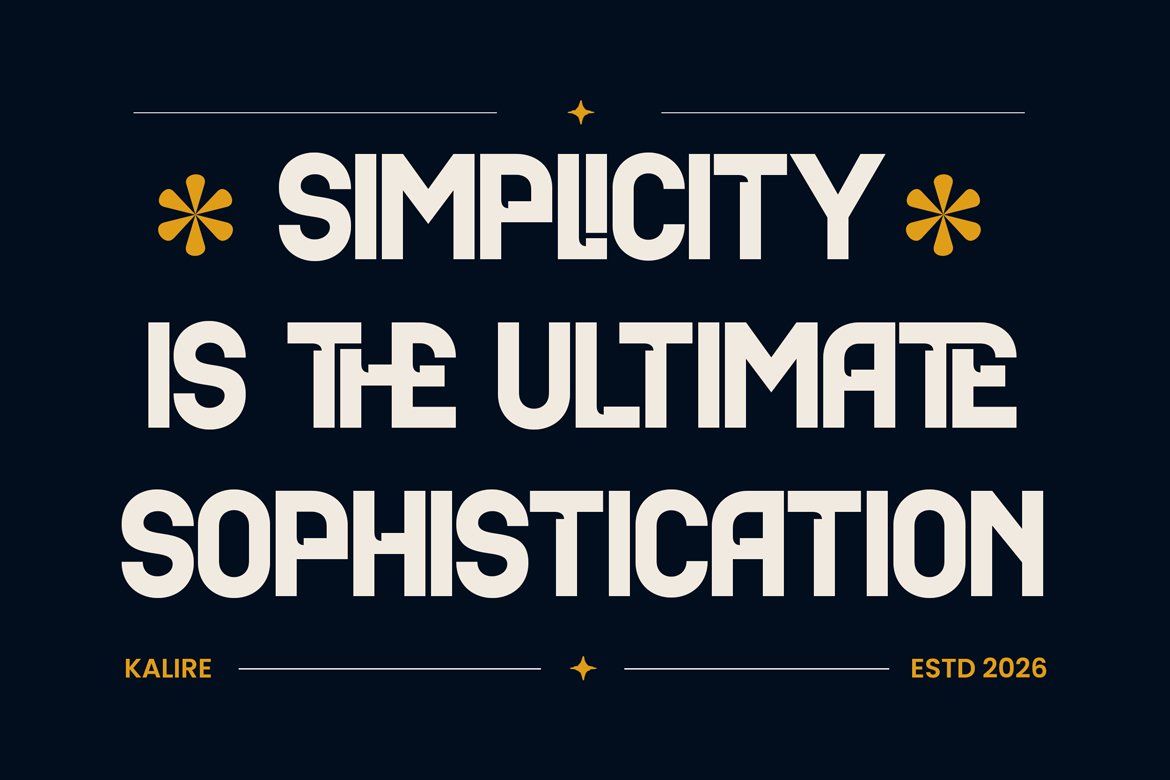 Retro Display Bold Font – Kalire — image 8