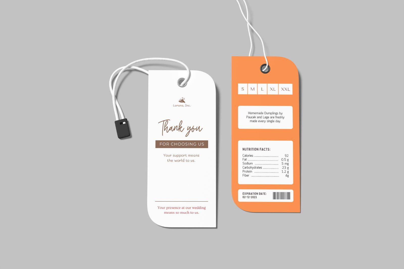 Clothing Label Mockup
