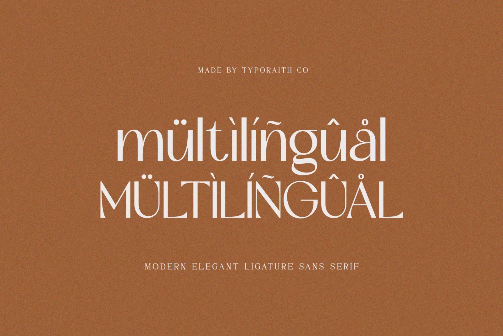 Pamore | Elegant Ligature Sans Serif