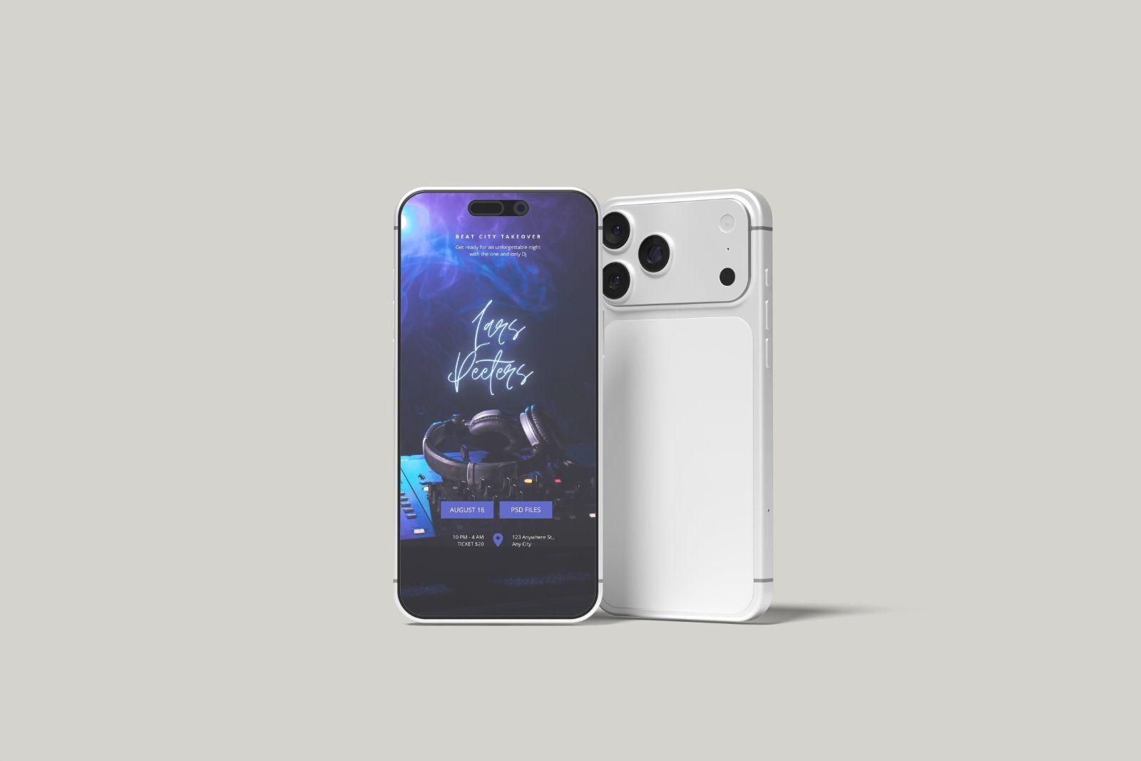 Smartphone Screen Mockup