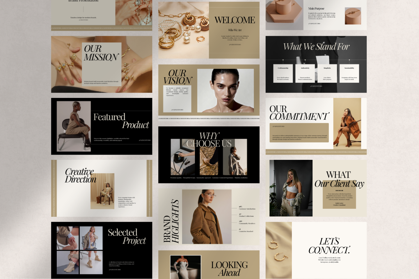 Vainly Minimal Presentation Template — image 8