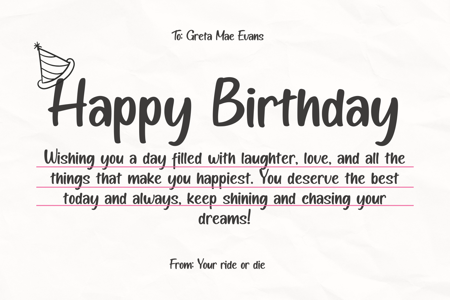 Miau Miou handwriting Font