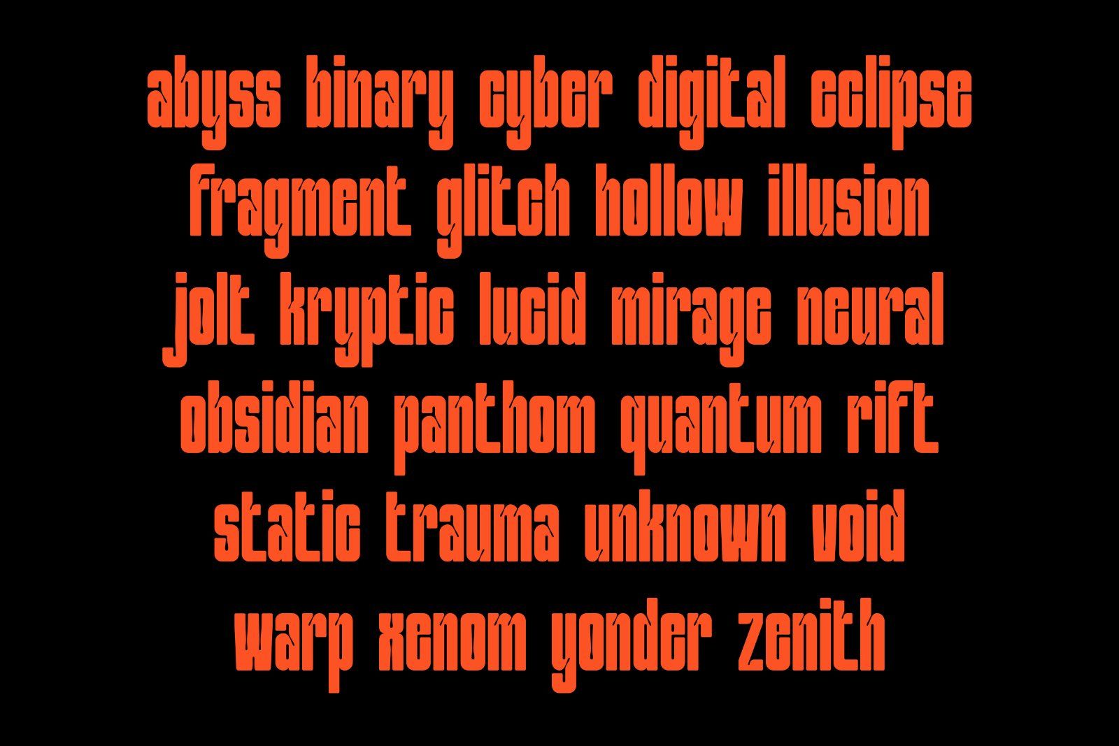 Kravon Condensed – Bold Corporate Display Sans Serif Typeface