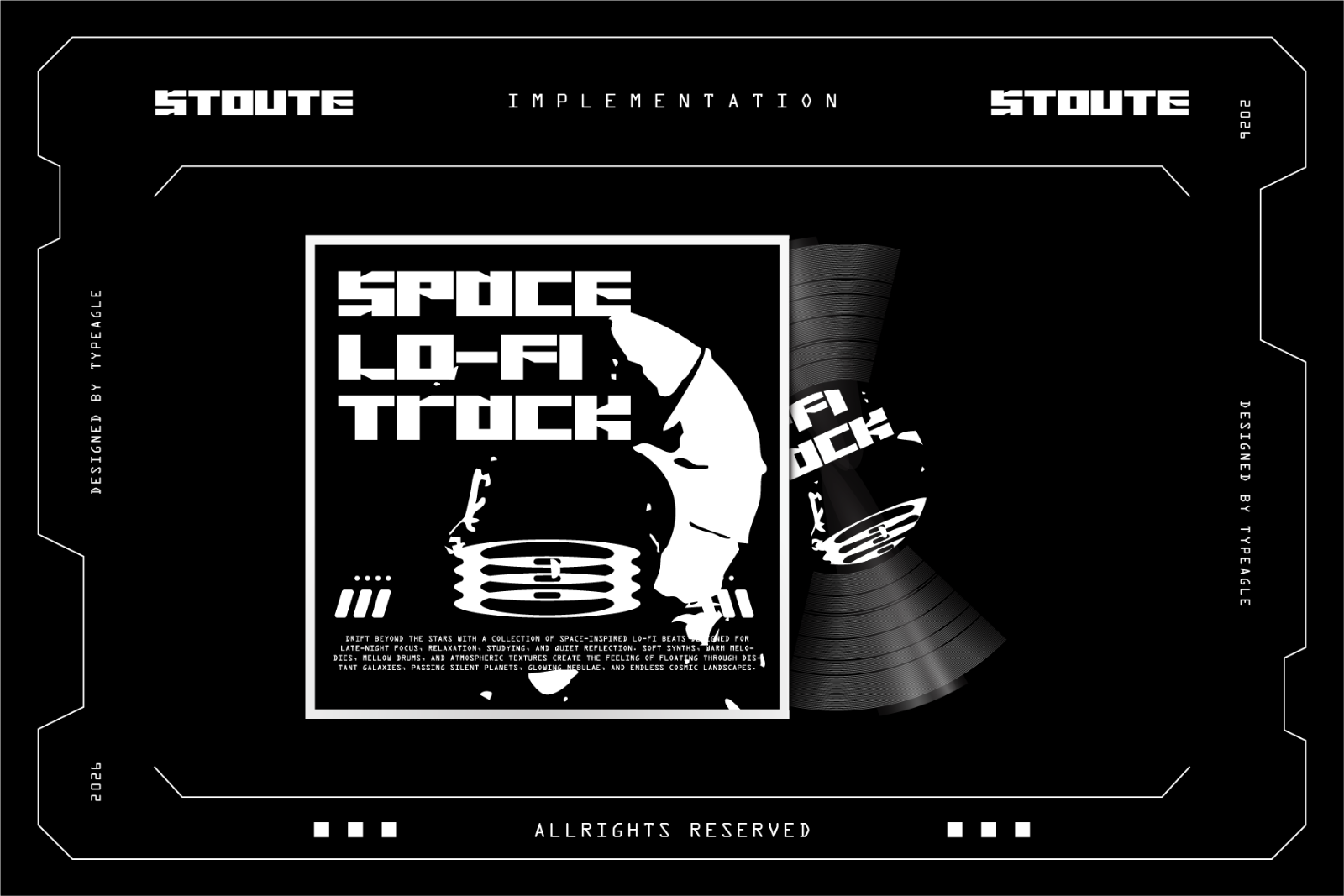 Stoute - Futuristic Display Font — image 8