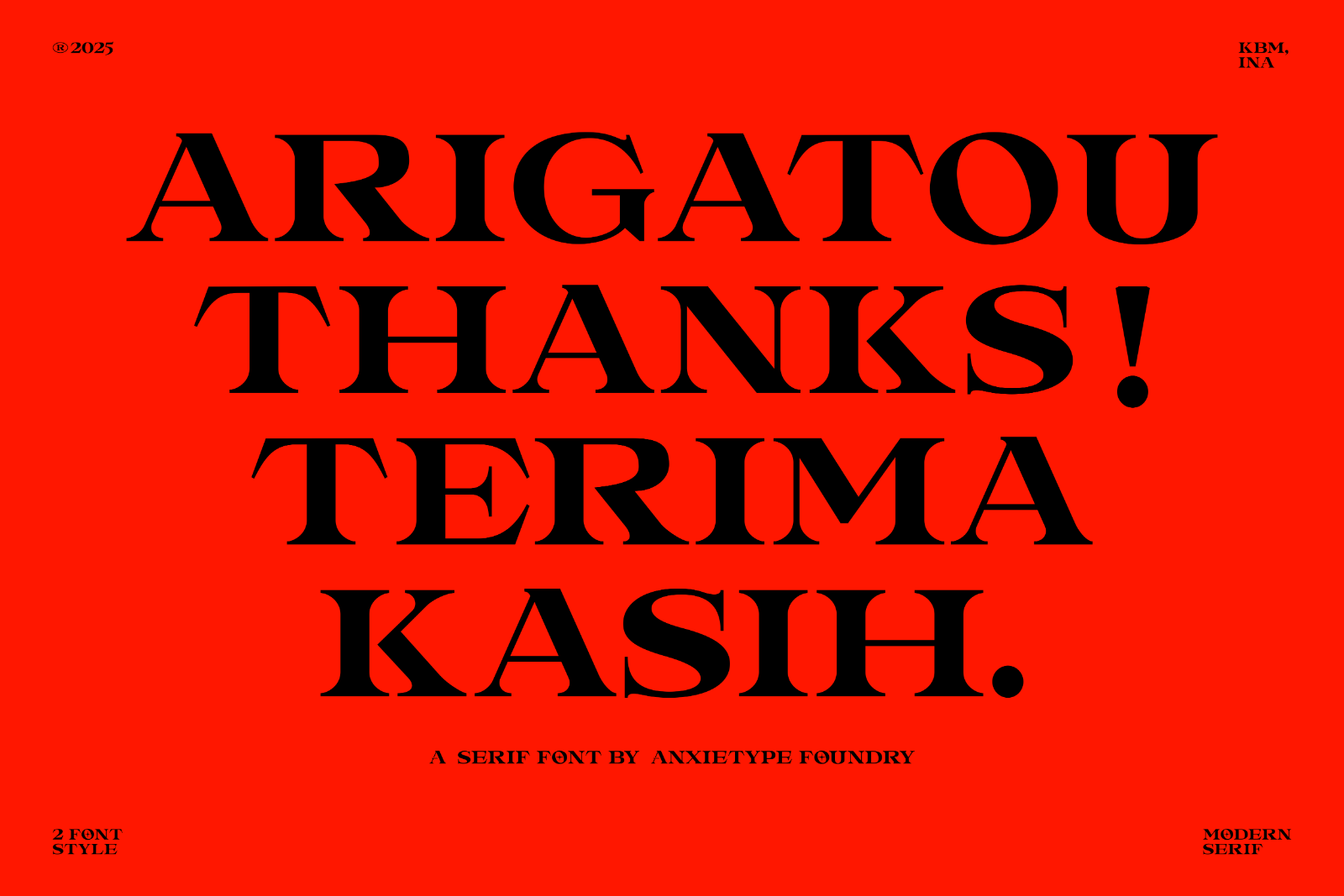 LANDMINE - DISPLAY SERIF