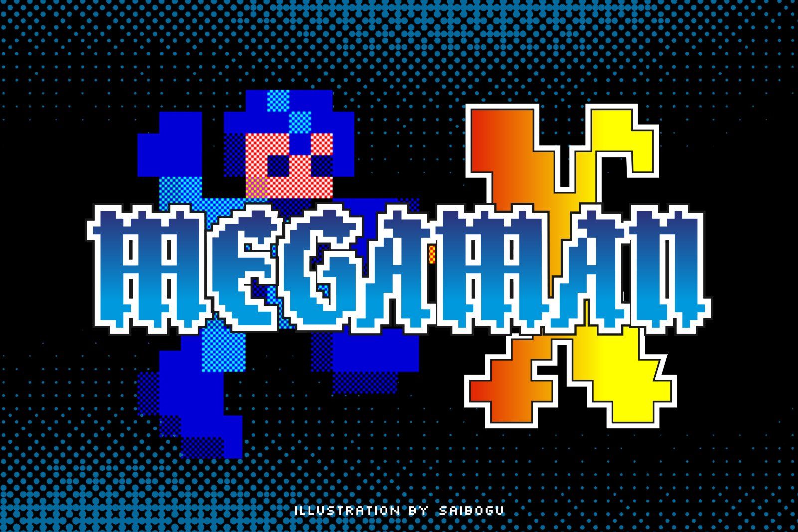 Blackbit Retro Game Pixelated Font — image 8
