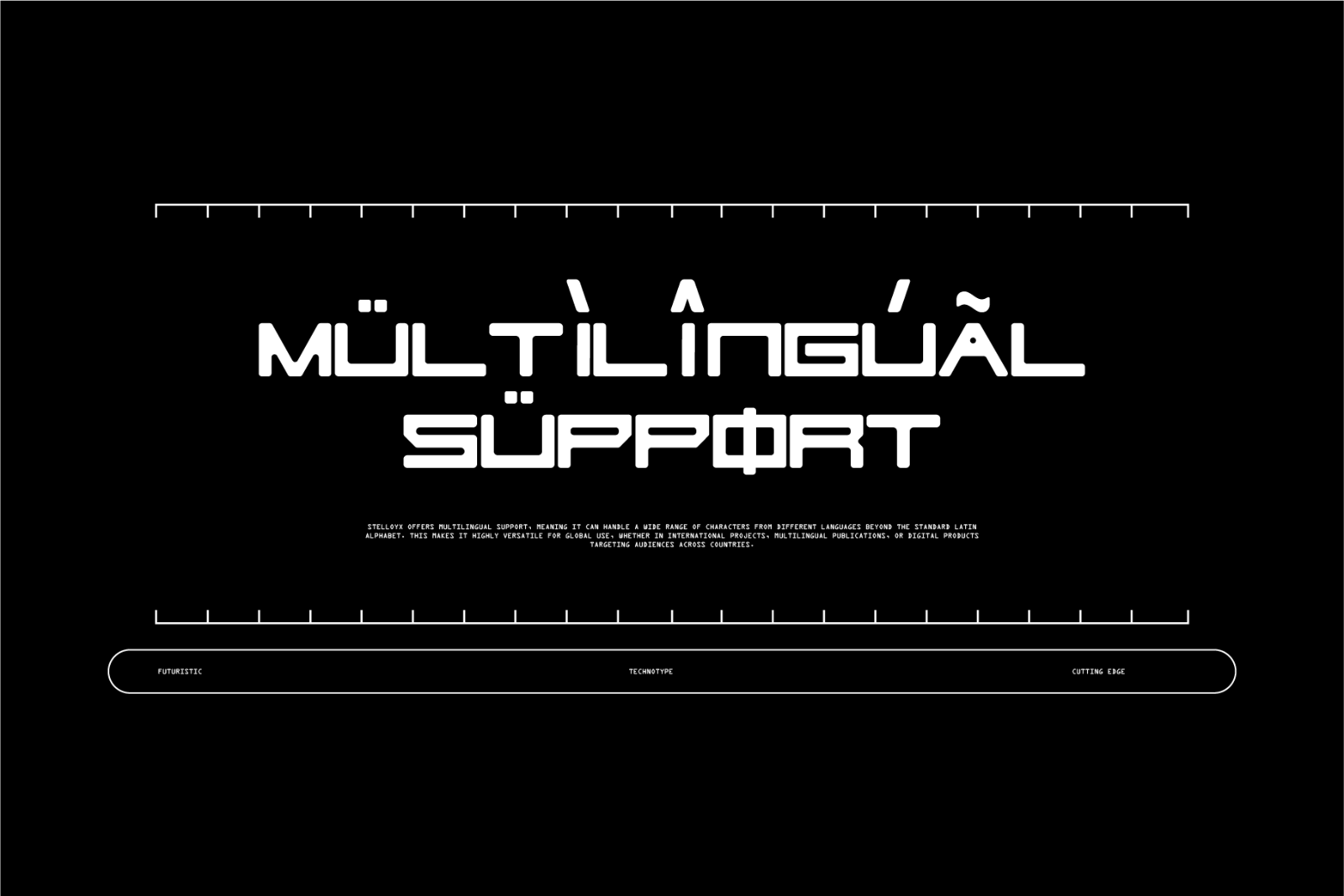 Stelloyx - Futuristic Display Font — image 8